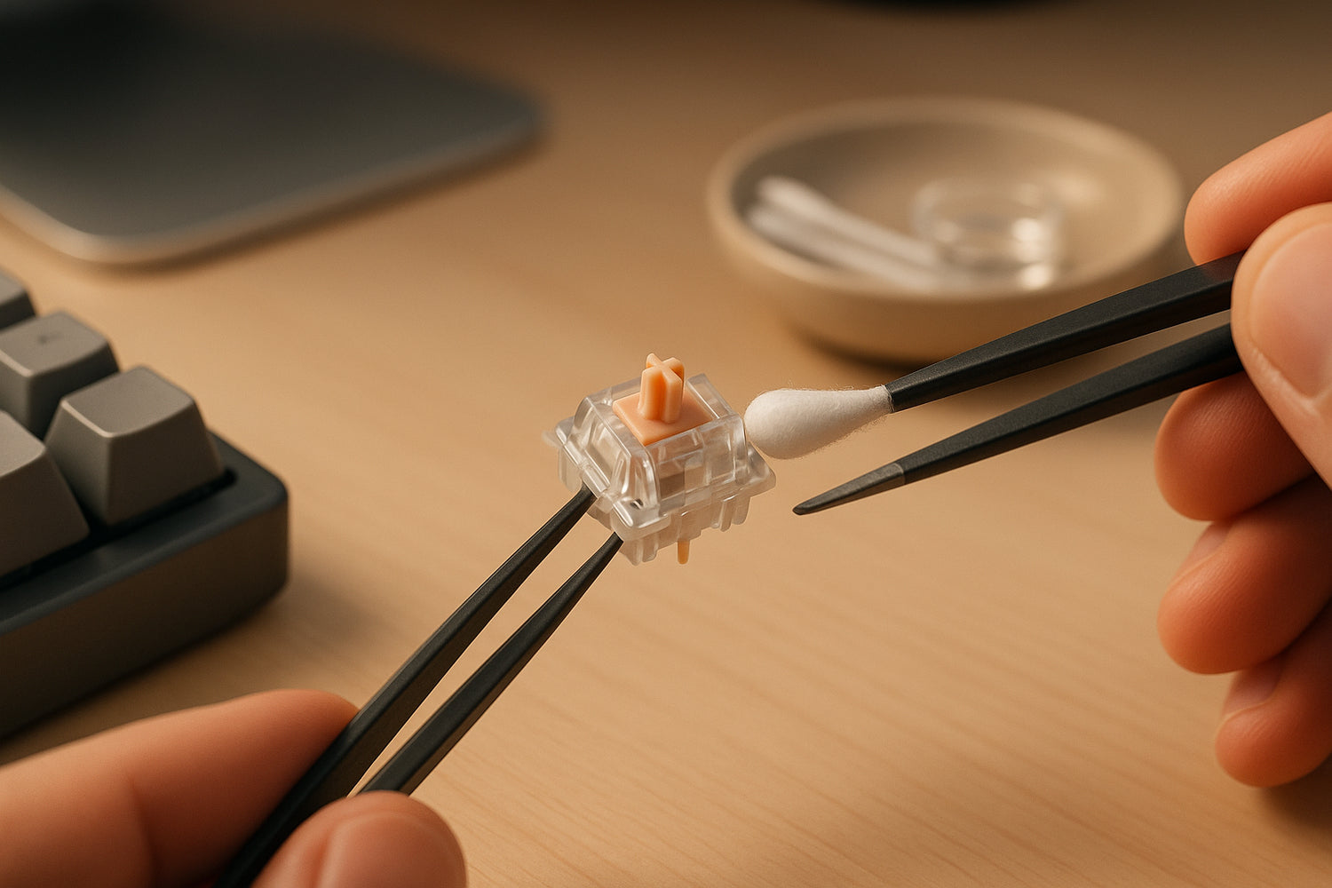 How to Remove Old Lube from Switches