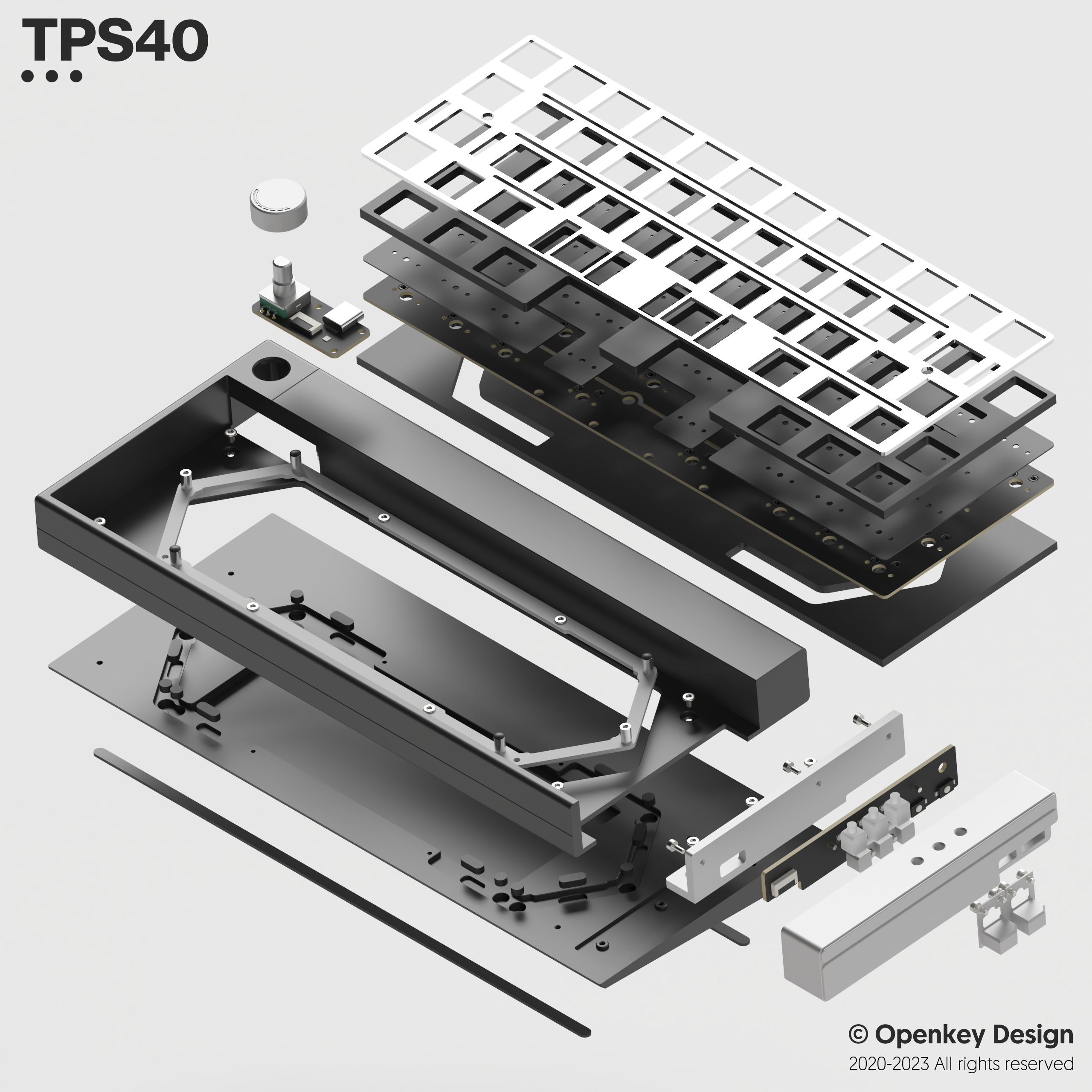 TPS40 by Deadline Studio x Openkey Design - KeebsForAll
