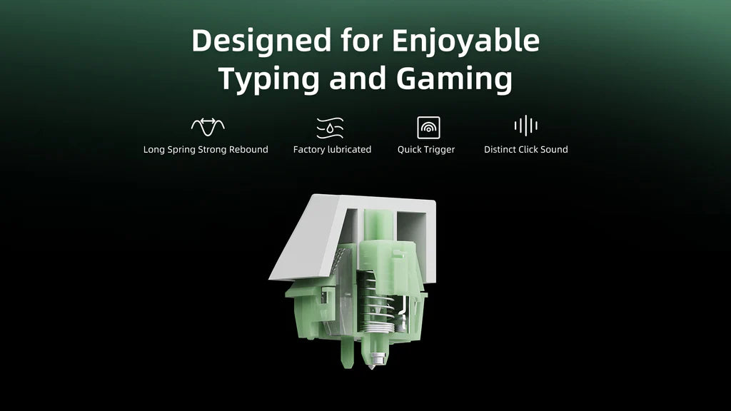 Wuque WS Jade Linear Switches - KeebsForAll