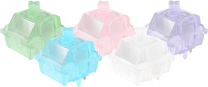 Durock Sea Glass Linear Switches - Durock Sea Glass Linear Switches embody the vibrant hues of