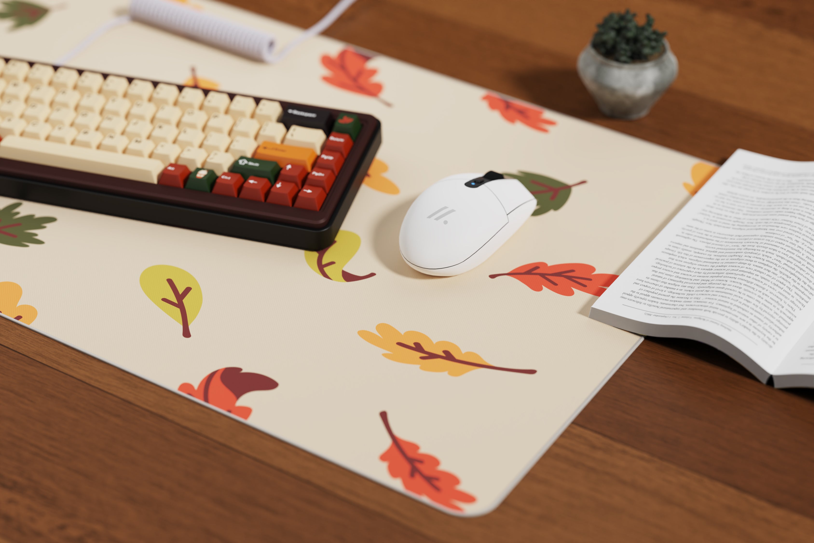 KFA Autumn Leaves Deskmat - KeebsForAll