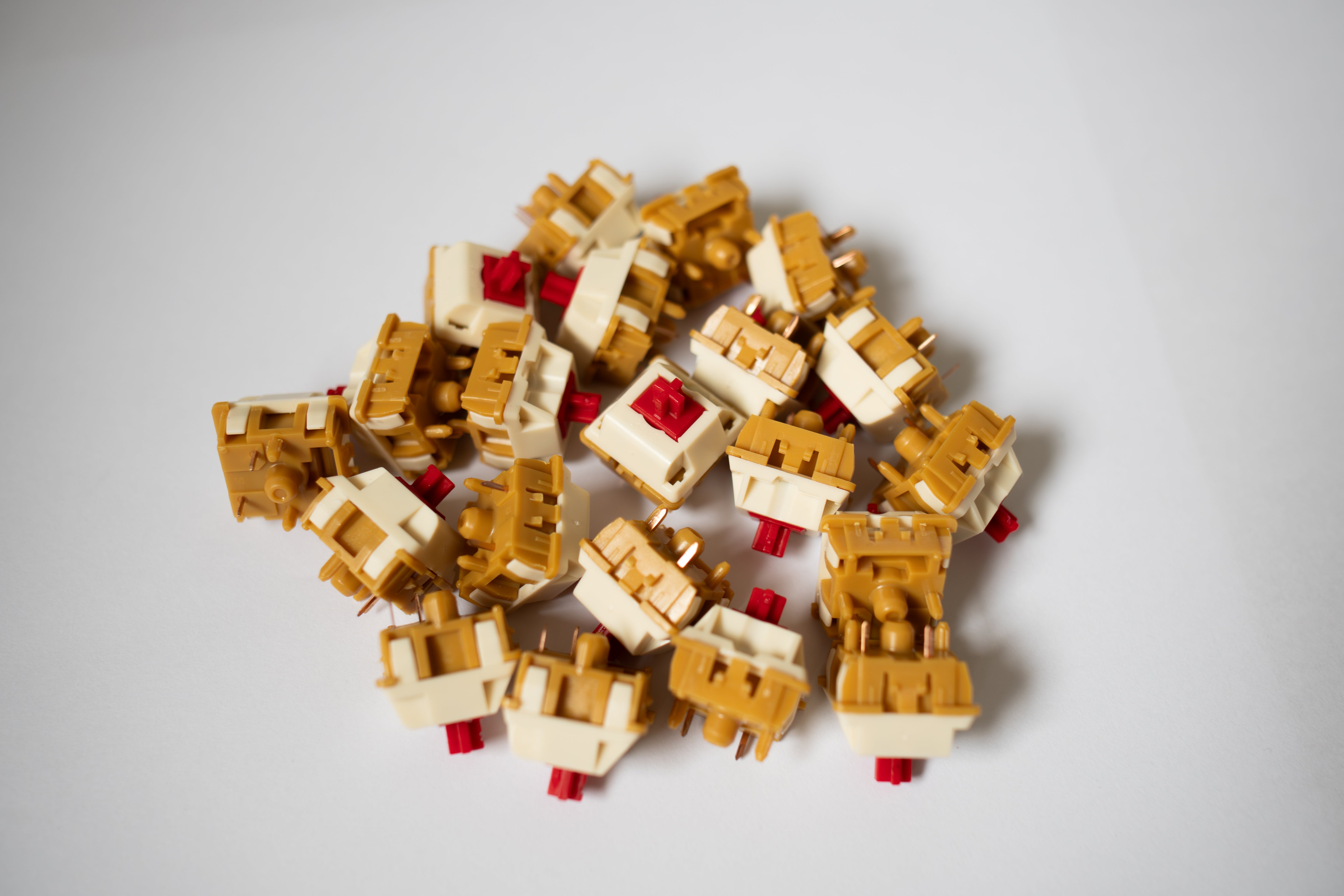 Detailed view of BSUN Strawberry Cheesecake Switch