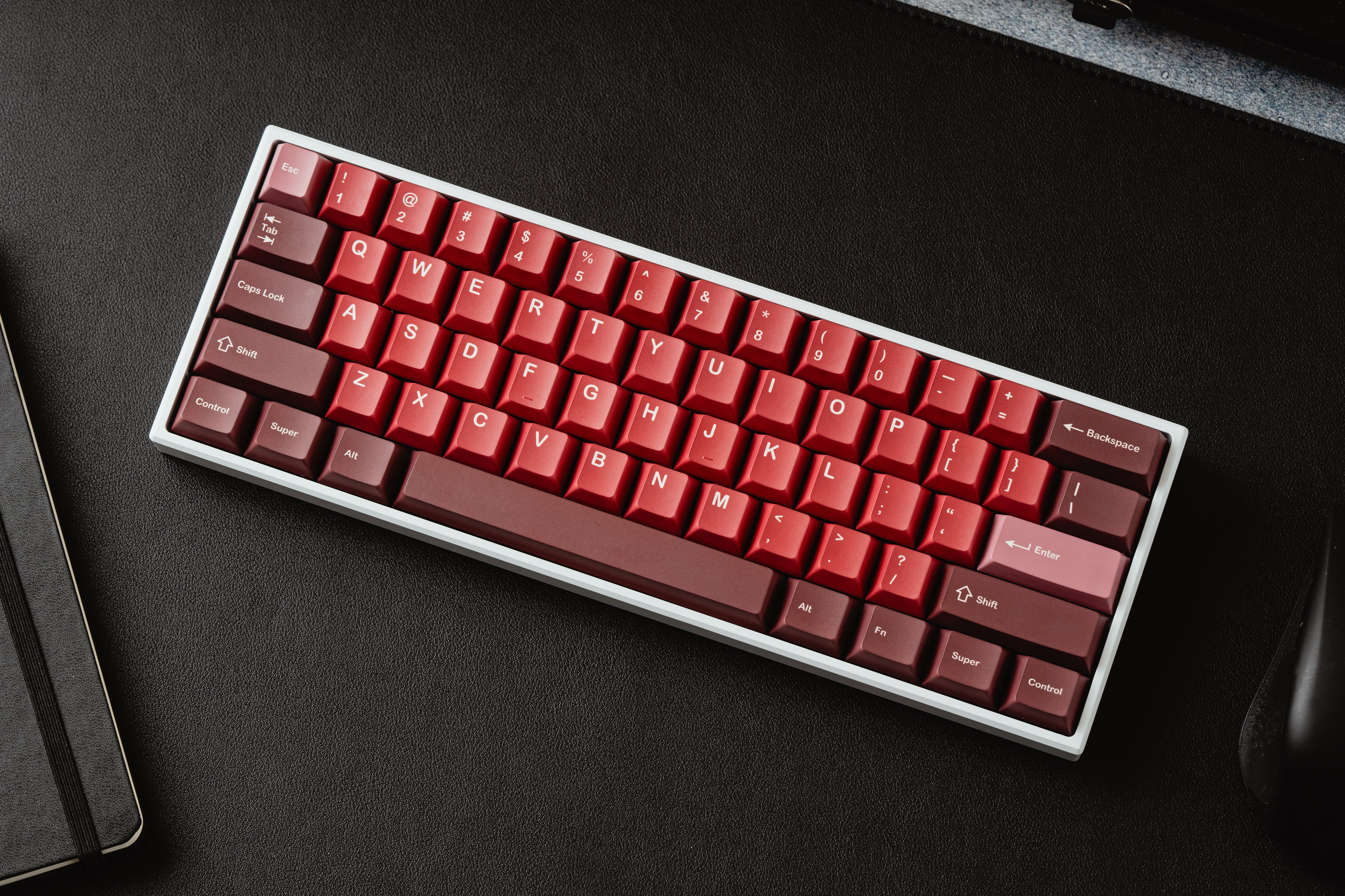 kfaPBT Cardinal Keycaps - KeebsForAll