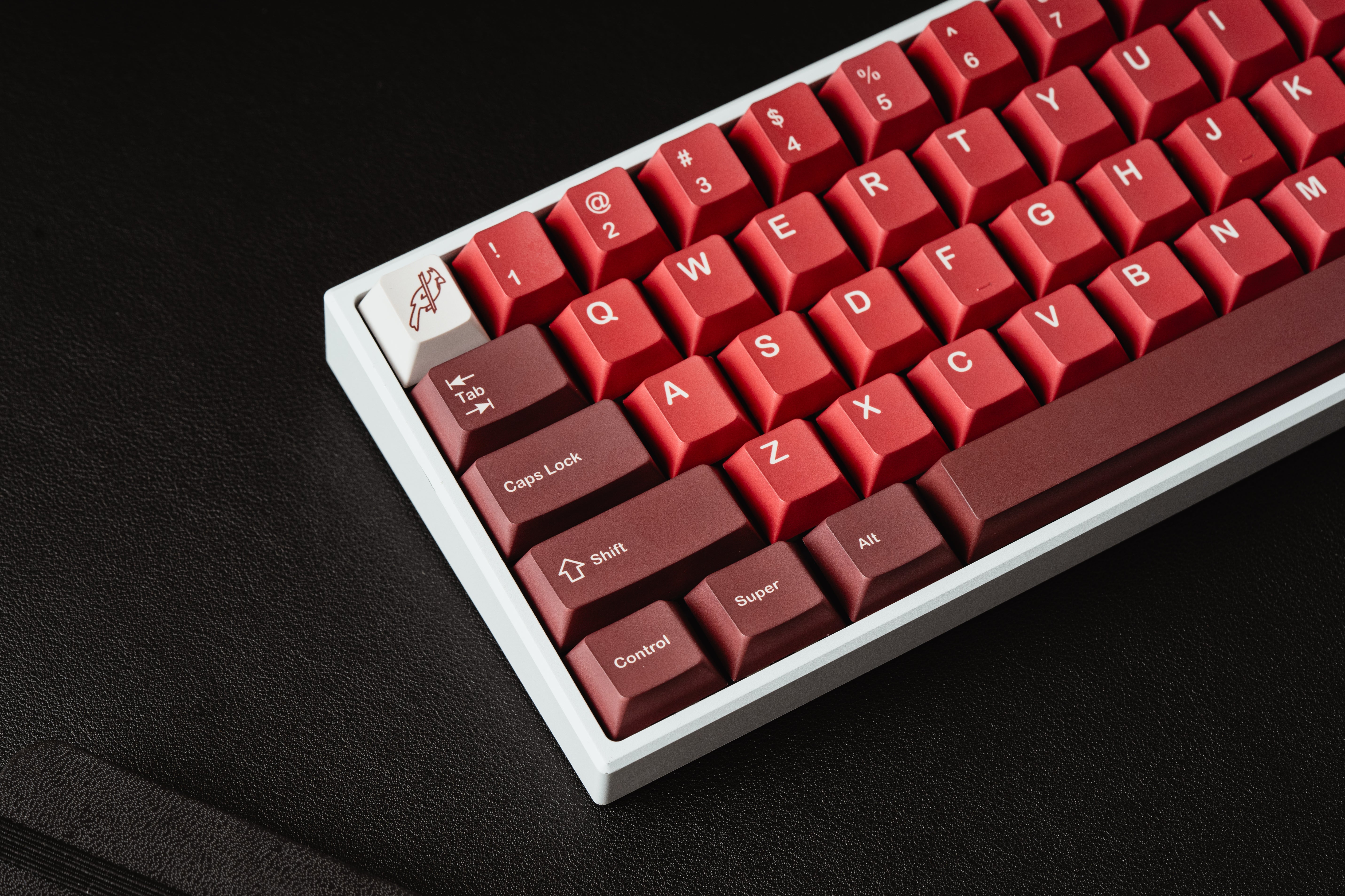 kfaPBT Cardinal Keycaps - KeebsForAll