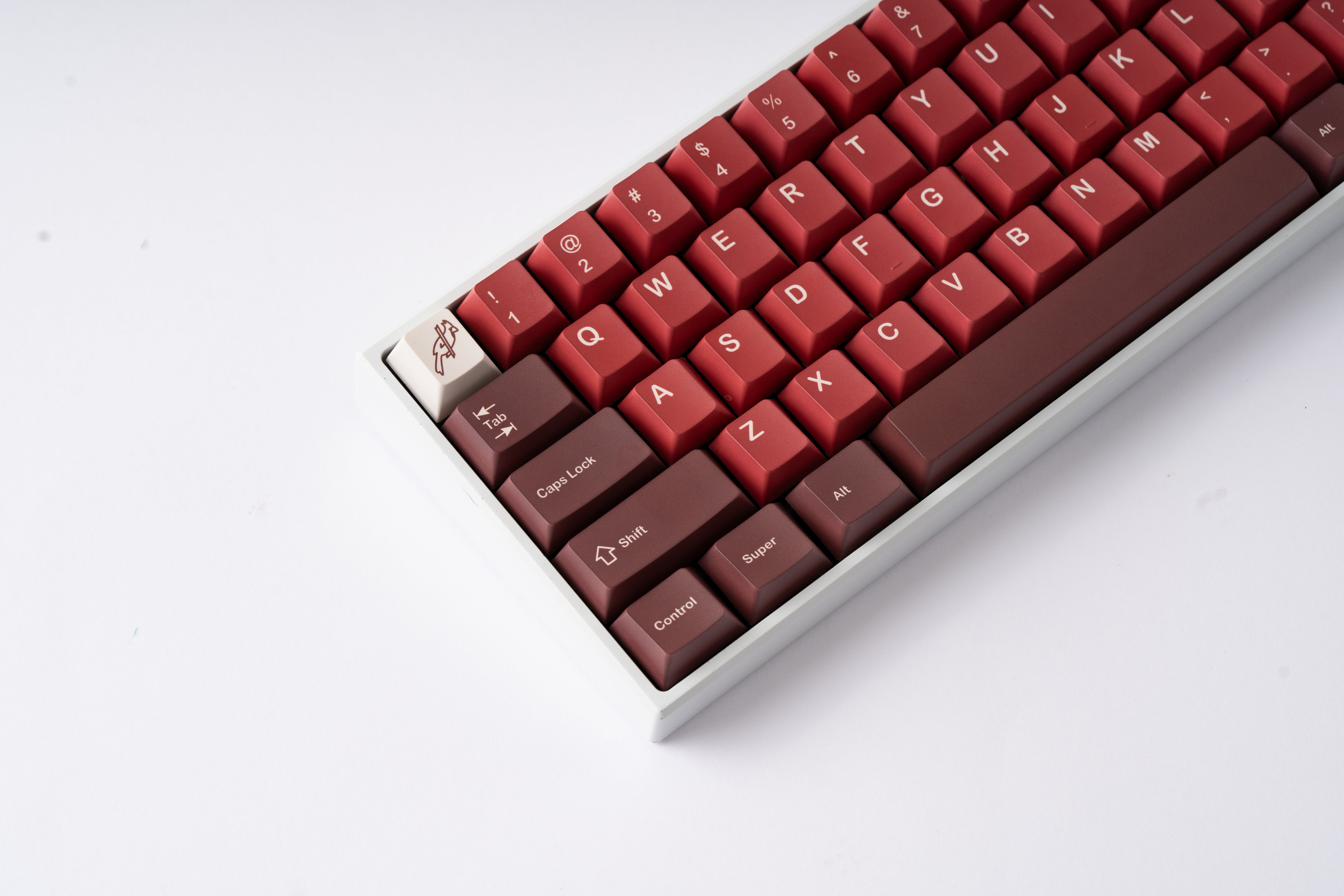 kfaPBT Cardinal Keycaps - KeebsForAll