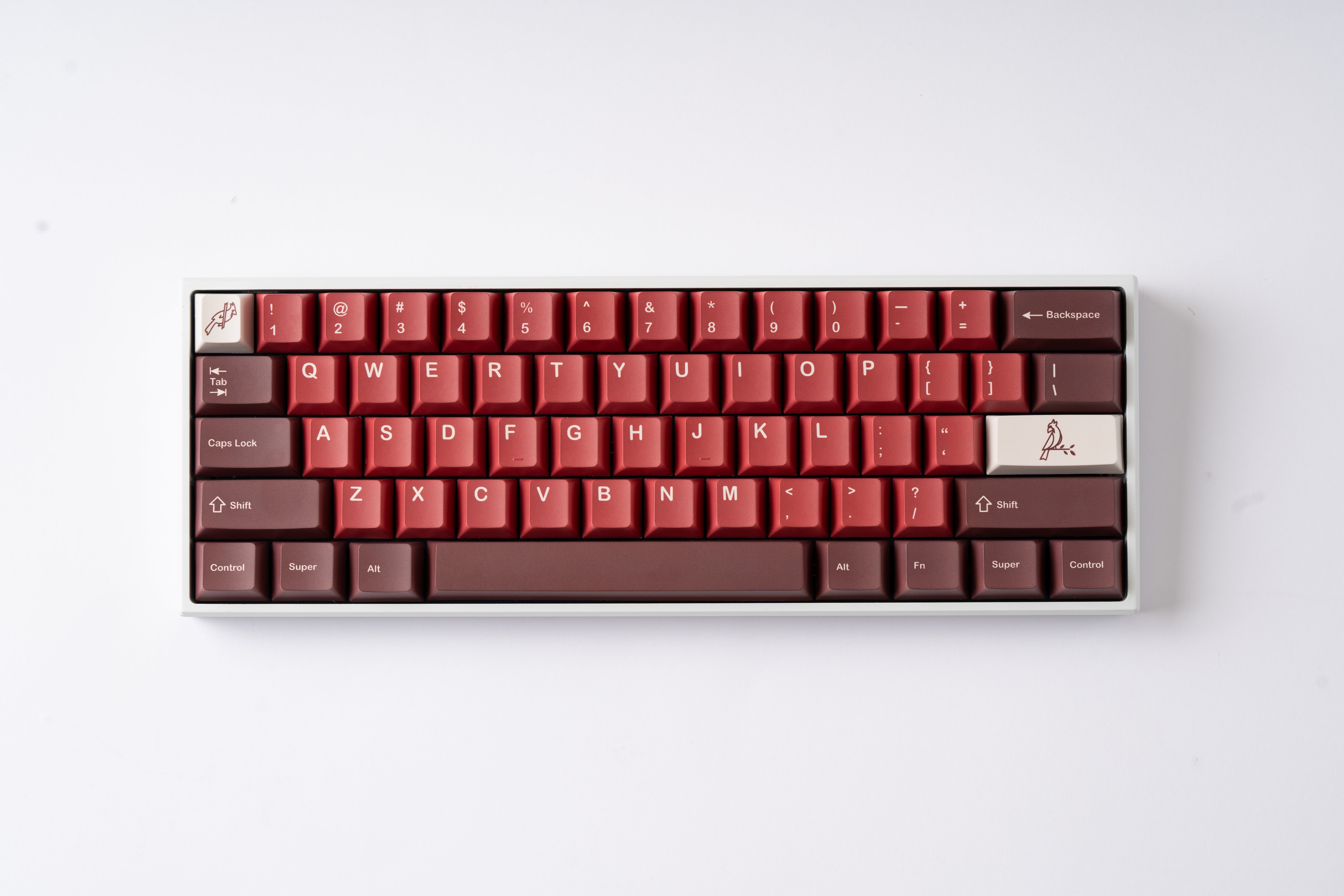 kfaPBT Cardinal Keycaps - KeebsForAll