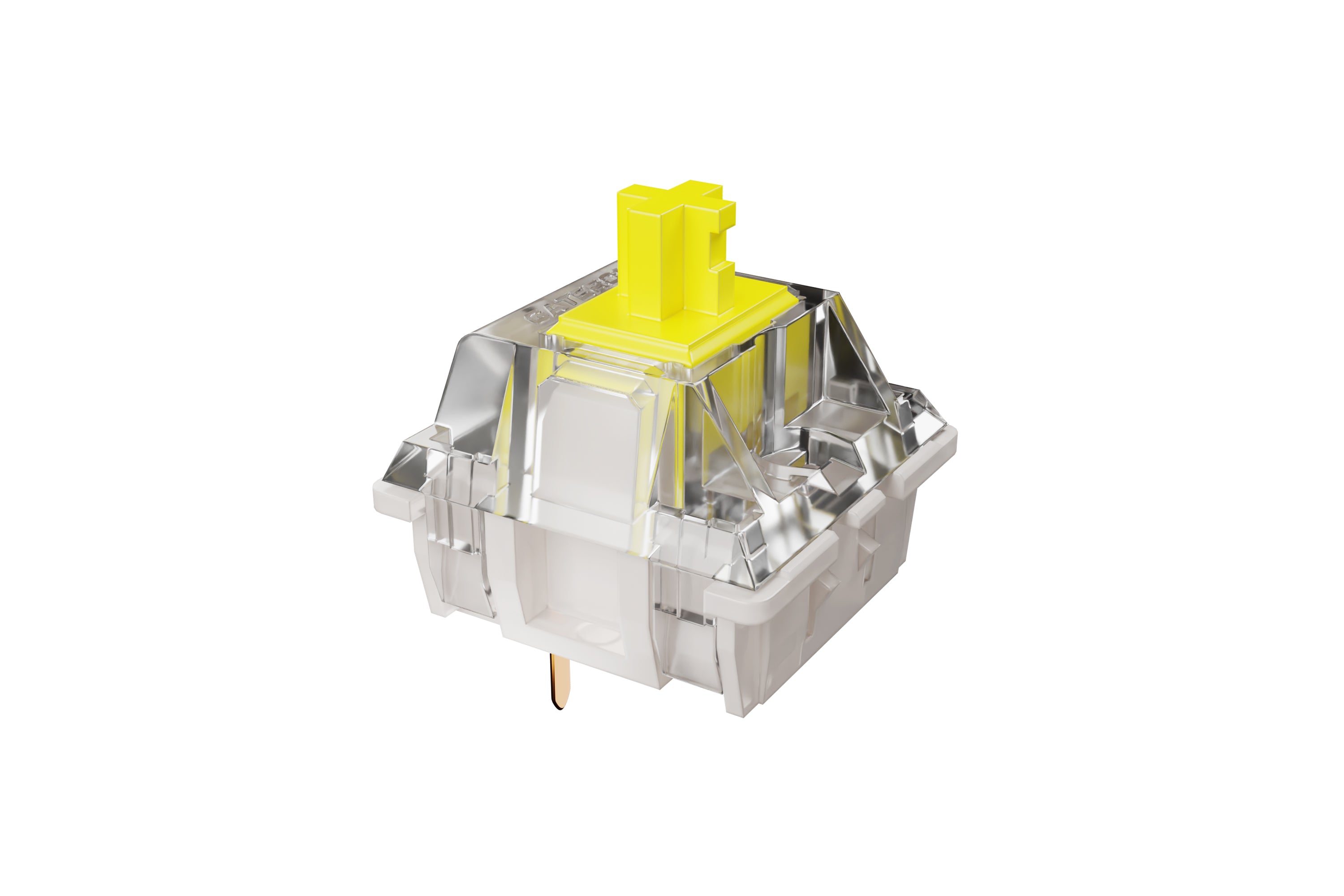 Detailed view of Gateron KS-9 G Pro 3.0 Yellow Linear Switches