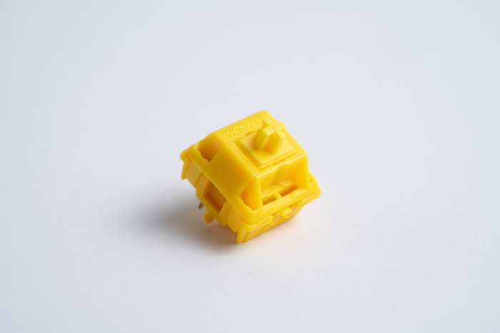 Gateron CAP Golden Yellow V2 Switches - Gateron CAP V2 switches utilize a new mold, and they have si