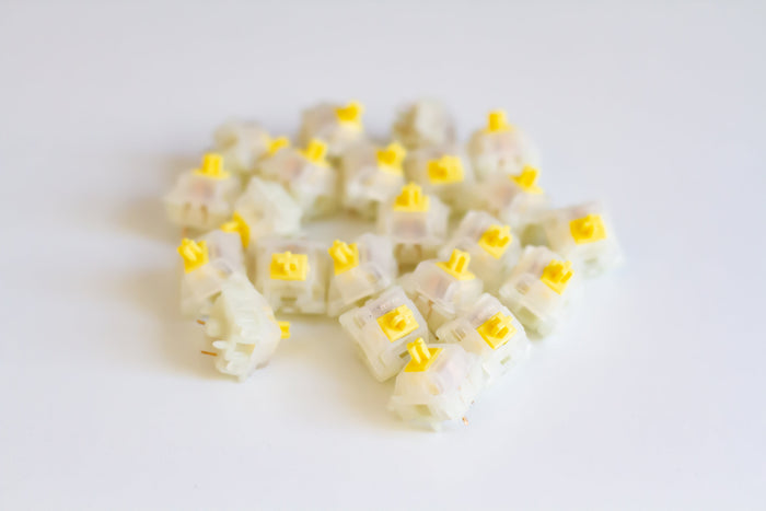 Gateron CAP V2 Milky Yellow/Golden Yellow Switches