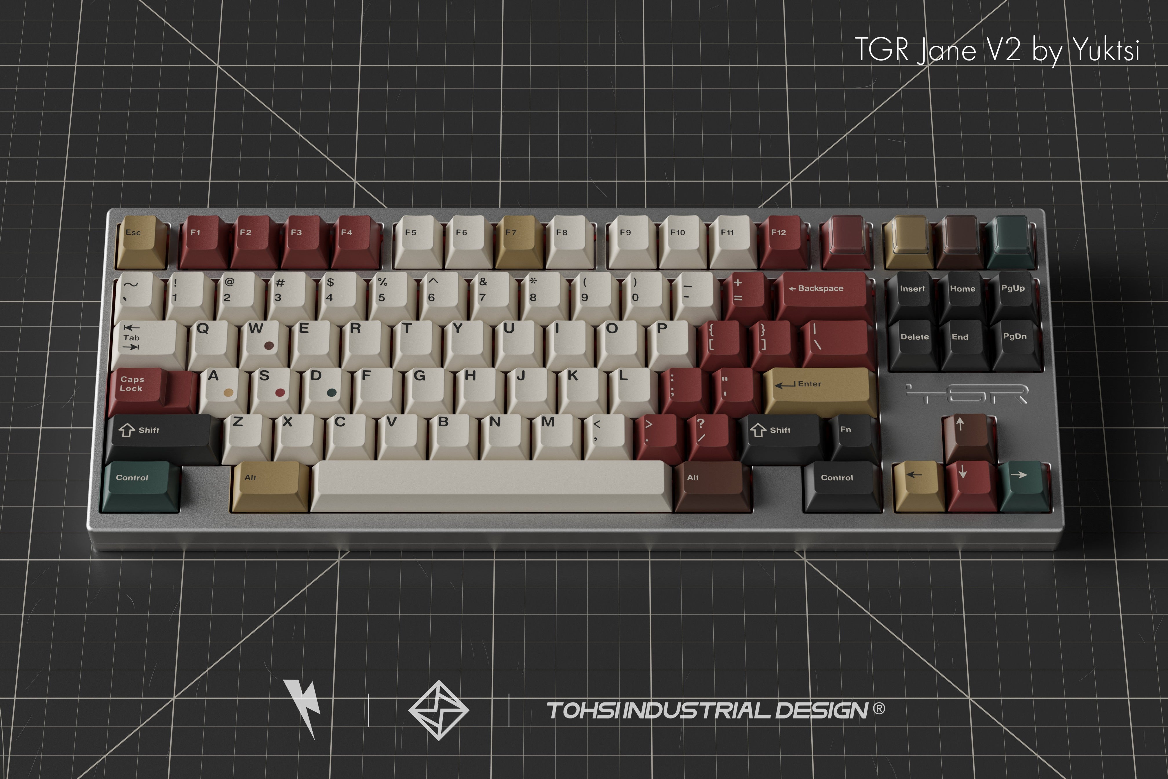 Keykobo Retro Mixed Lights Keycap Set Doubleshot ABS - KeebsForAll