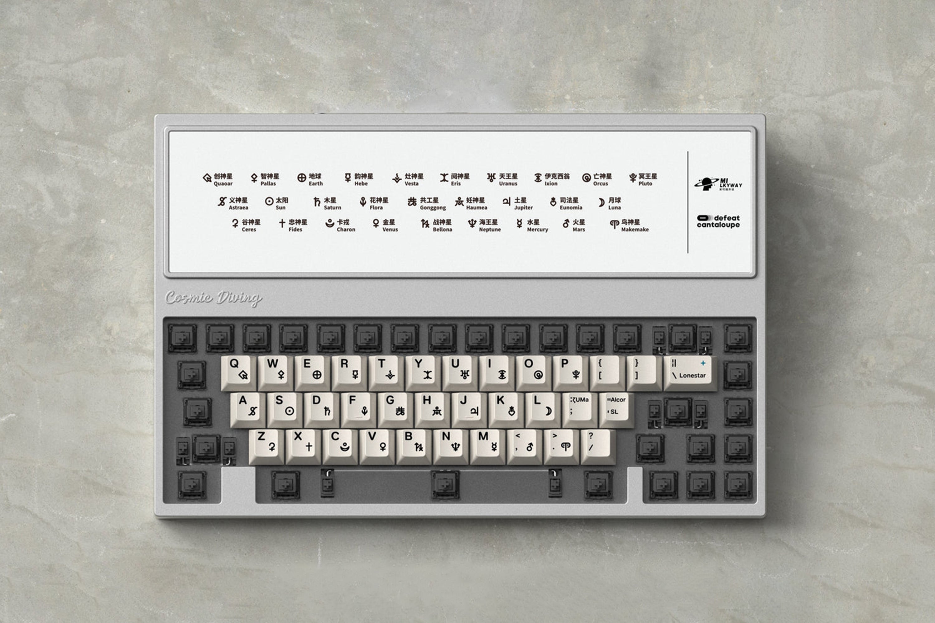MW Cosmic Diving Keycap Set Dye-Sub PBT - KeebsForAll