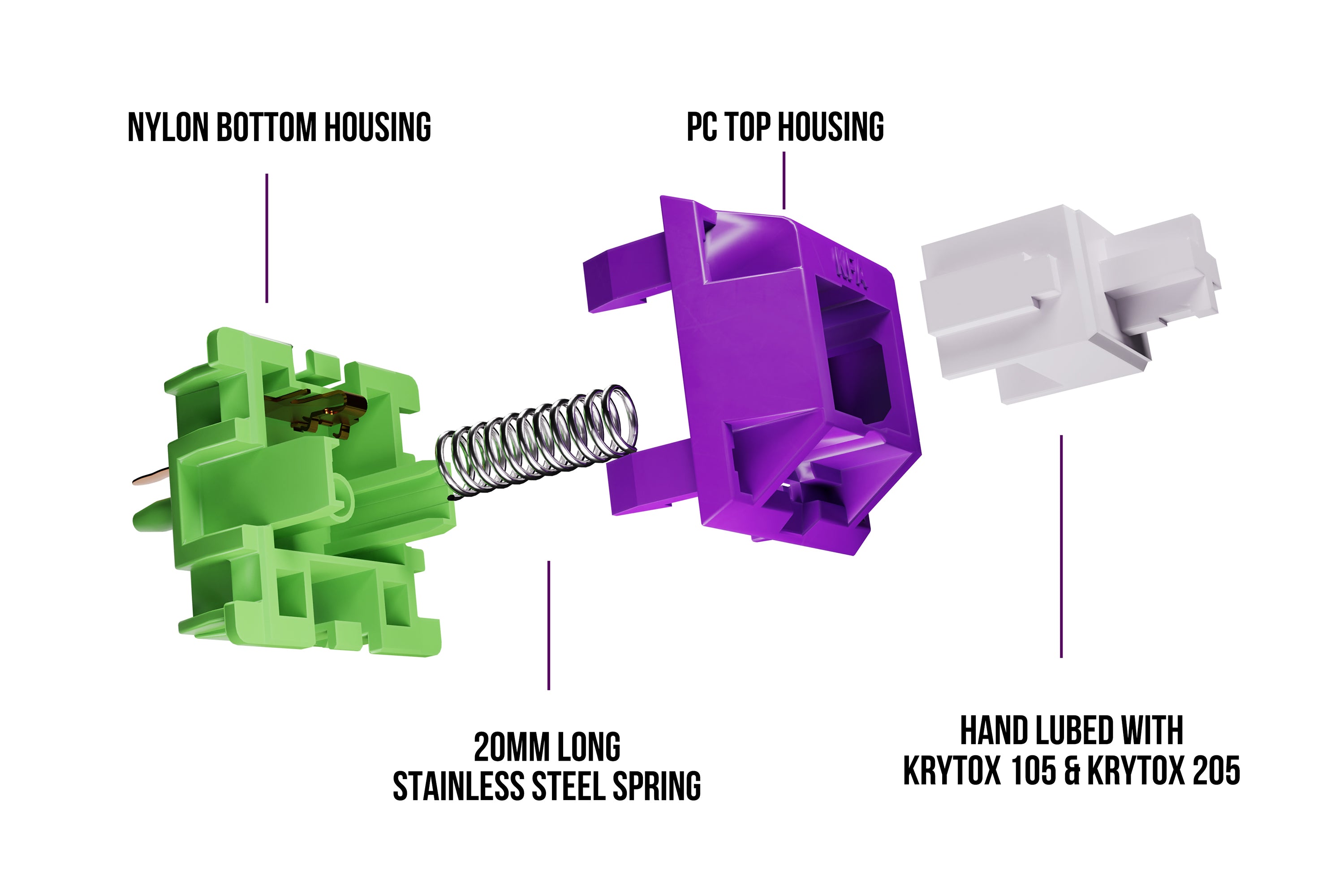 KFA N2O (Laughing Gas) Switches - KeebsForAll