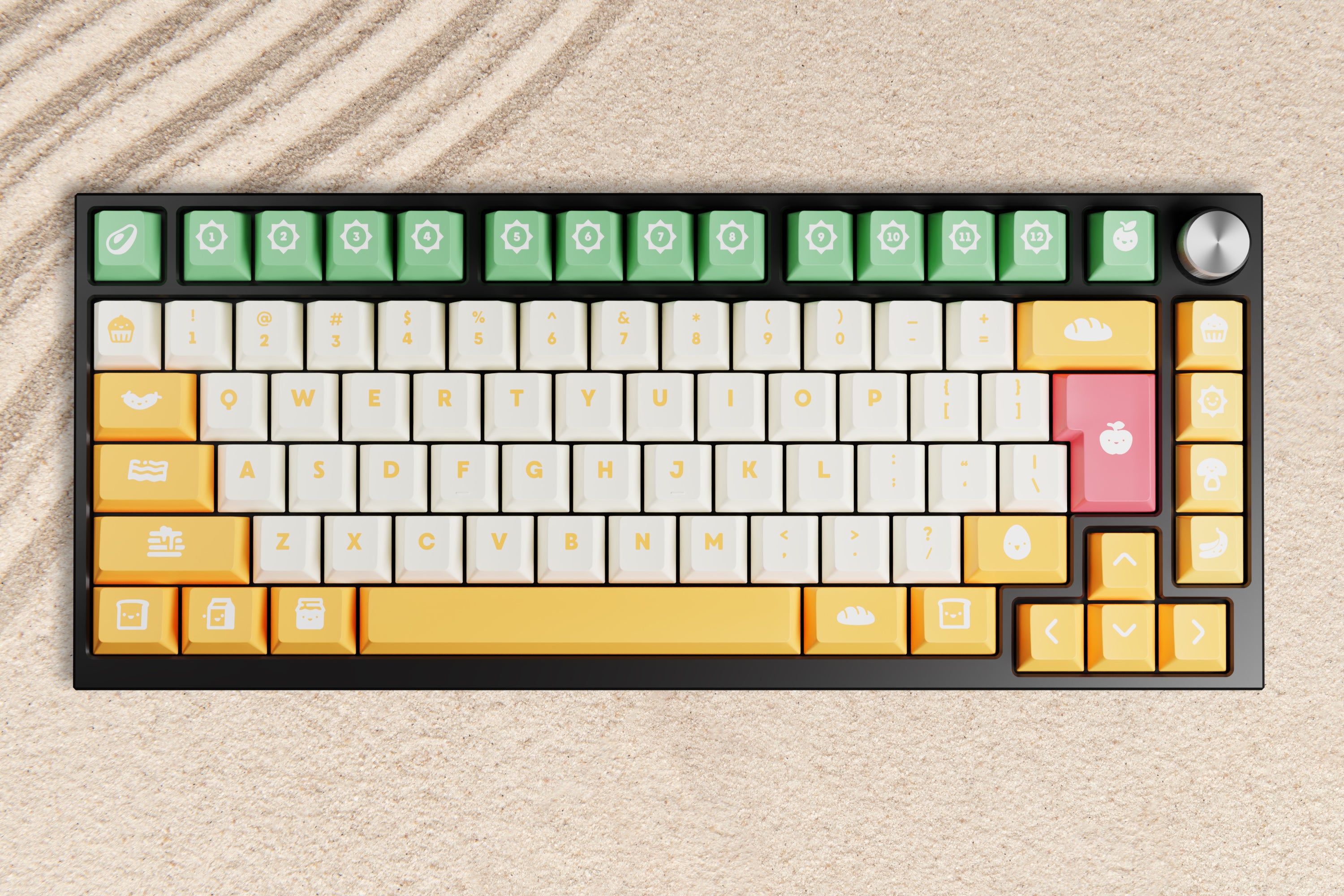 kfaPBT Sunny Side Up Keycaps - KeebsForAll