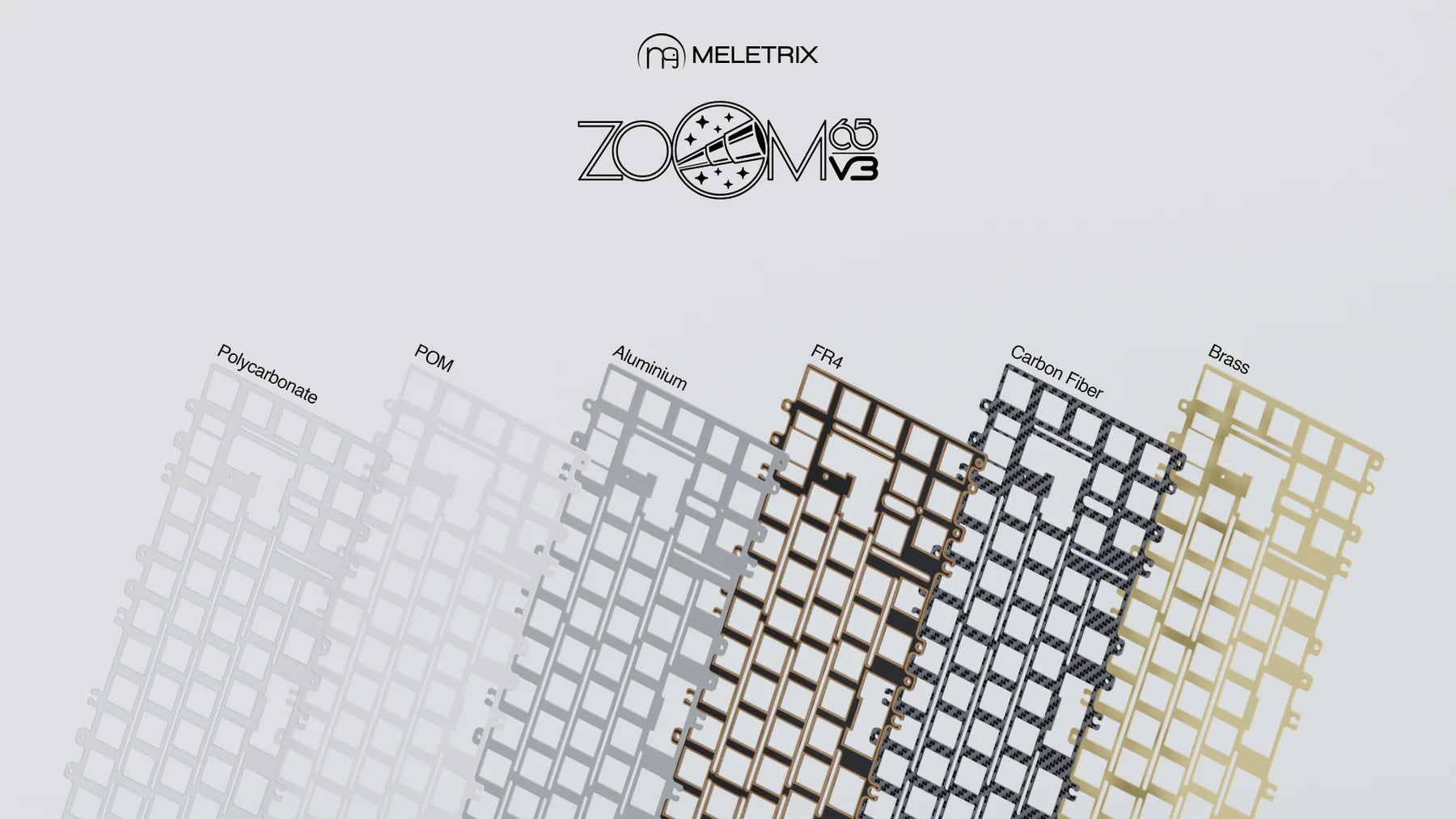 Zoom65 V3 - PCB, Plates & Add-Ons