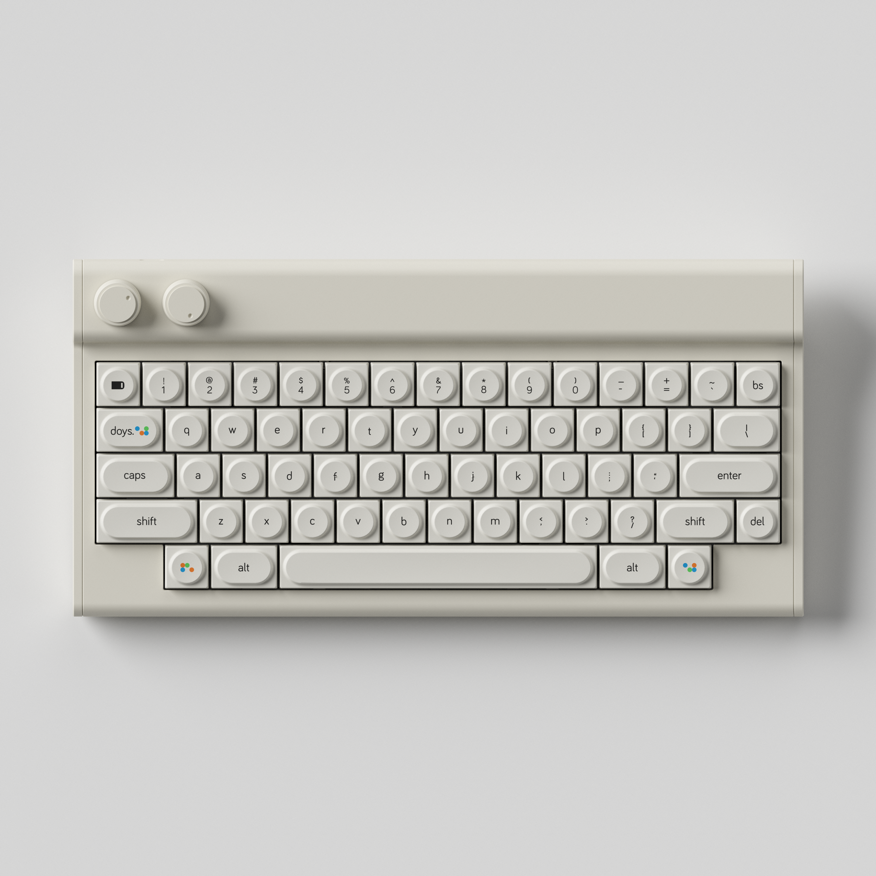 キーボード deadline studio Bays60 Cream BAYS60 Keyboard Kit by Deadline | Dual-Knob Custom 60% – KeebsForAll