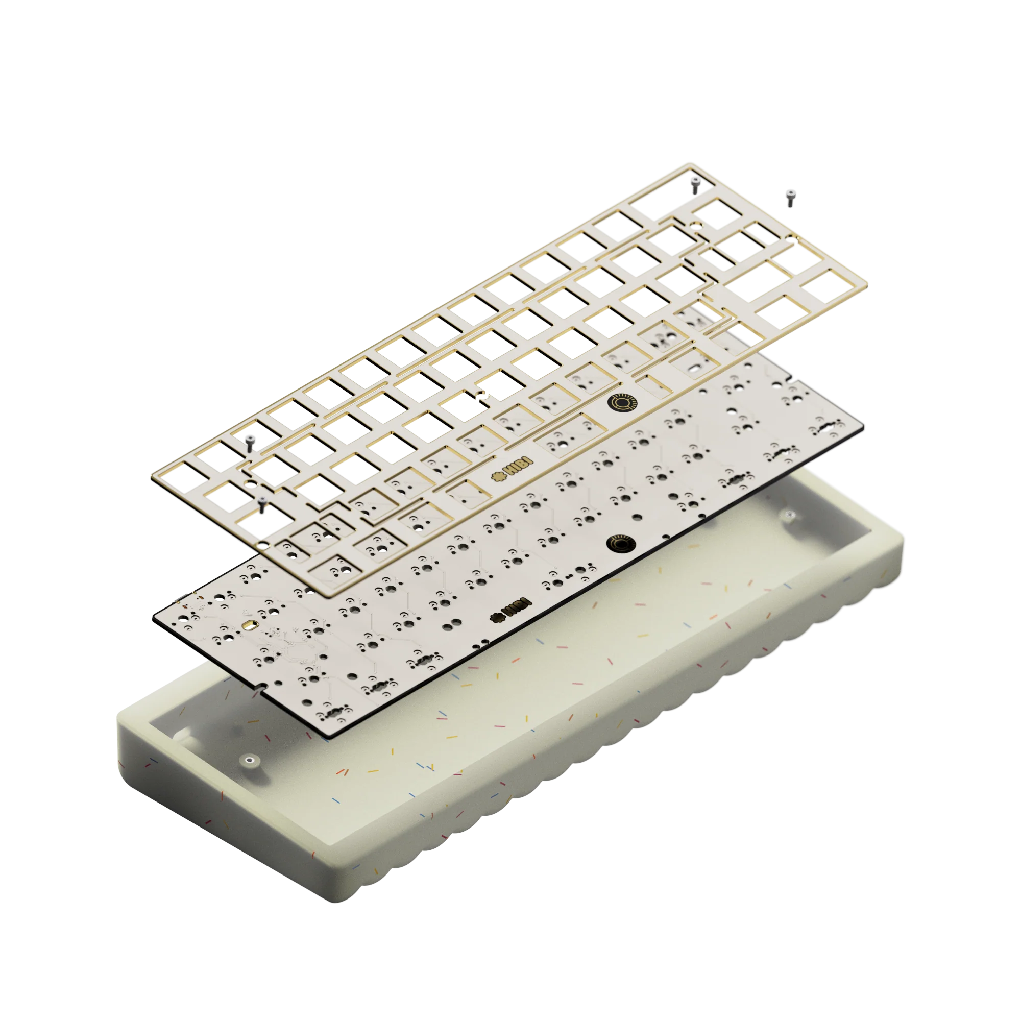 Detailed view of JUNE 60% Keyboard Kit by HIBI