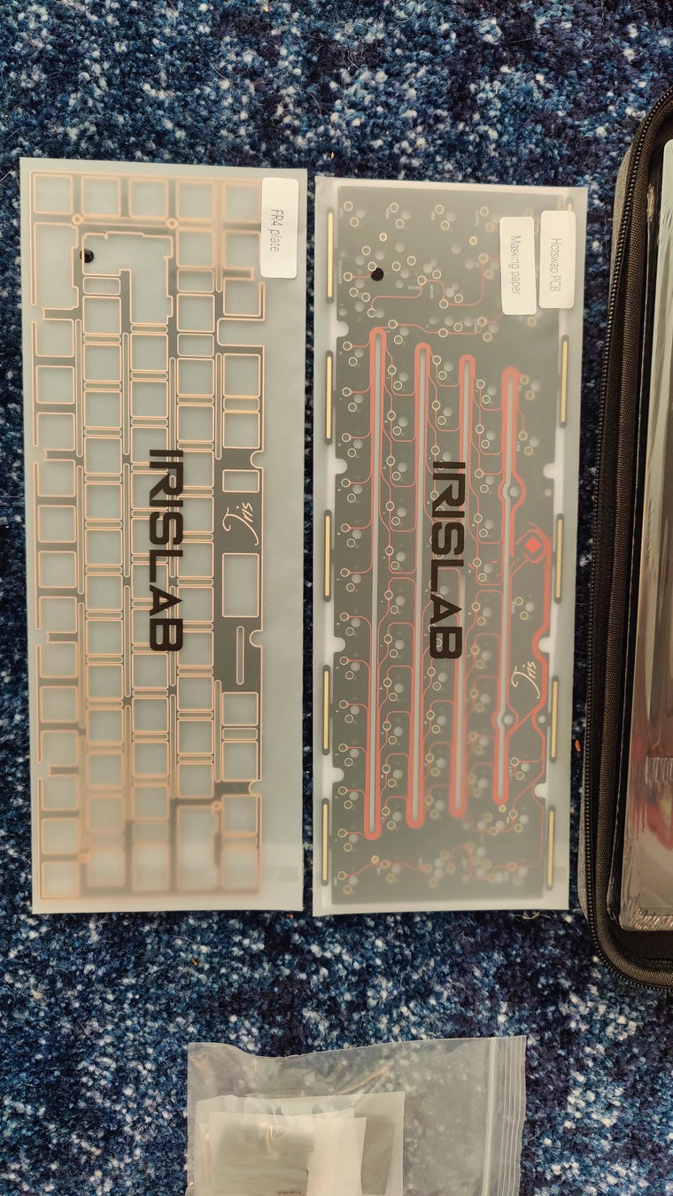 [KFA MARKETPLACE] Jris65 keyboard kit black with gold alu weight - KeebsForAll