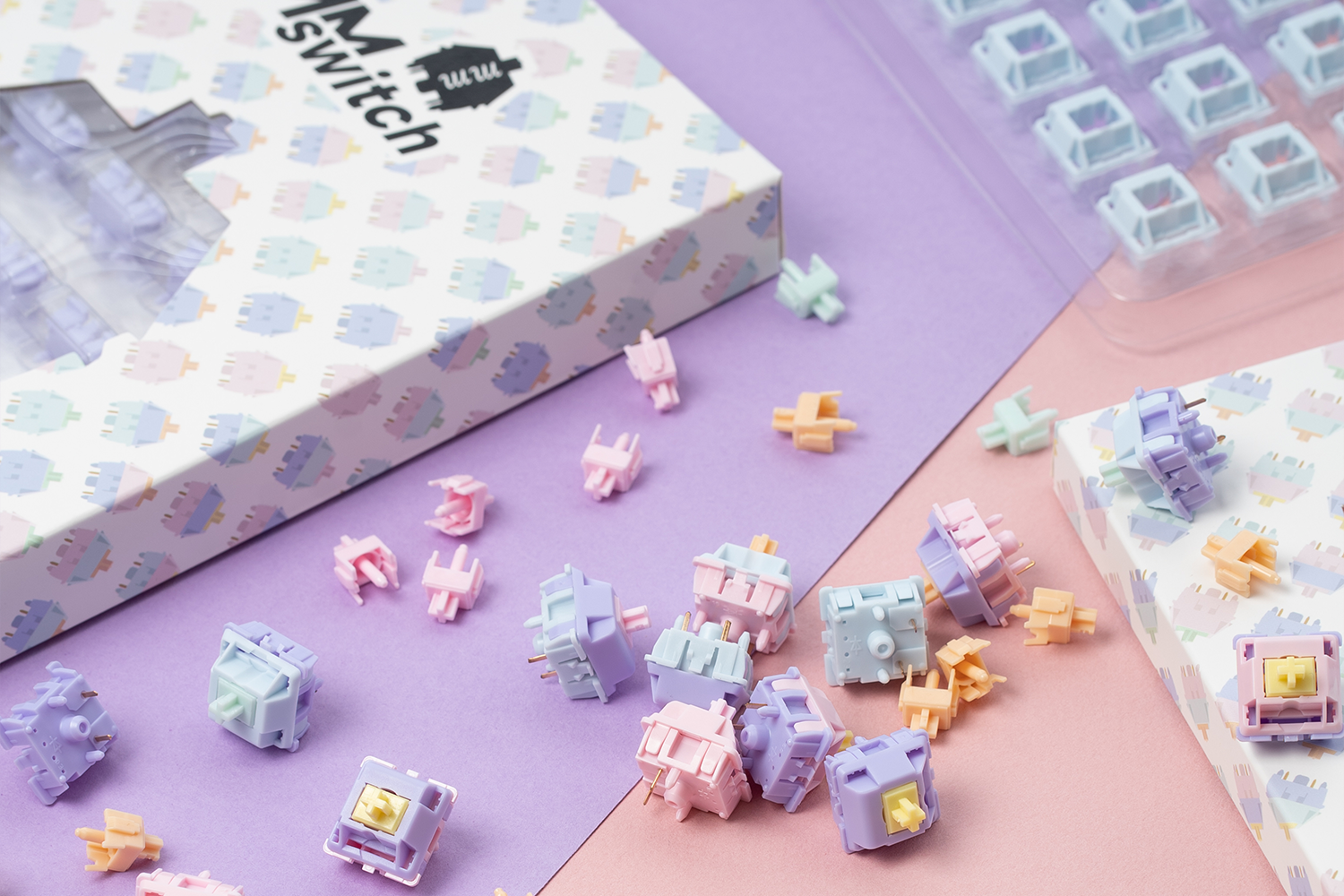 MM Switch Top Housings Blue | Modified Nylon - KeebsForAll