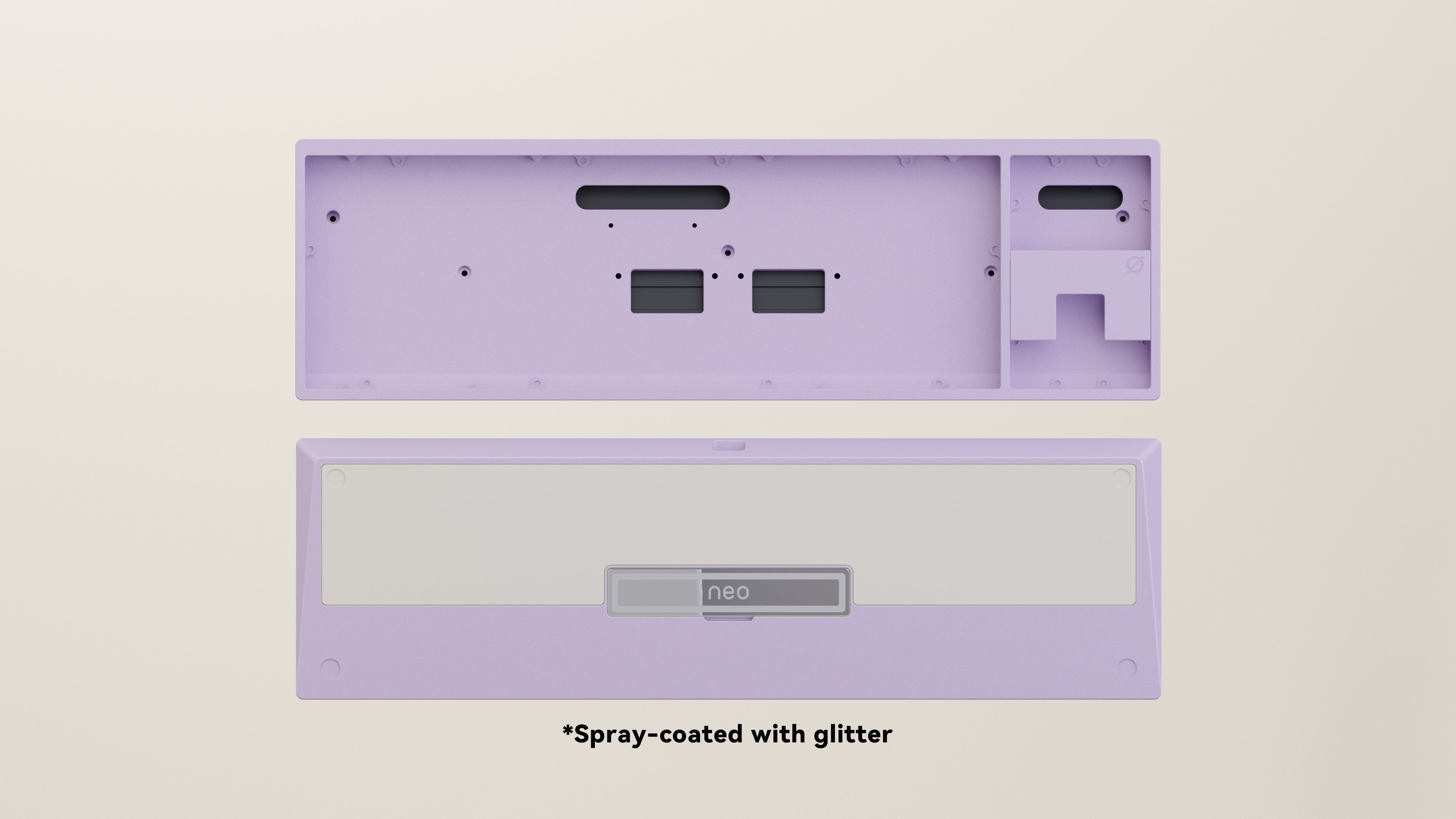 Spray-coated Lilac White ALU Weight PVD Silver Badge