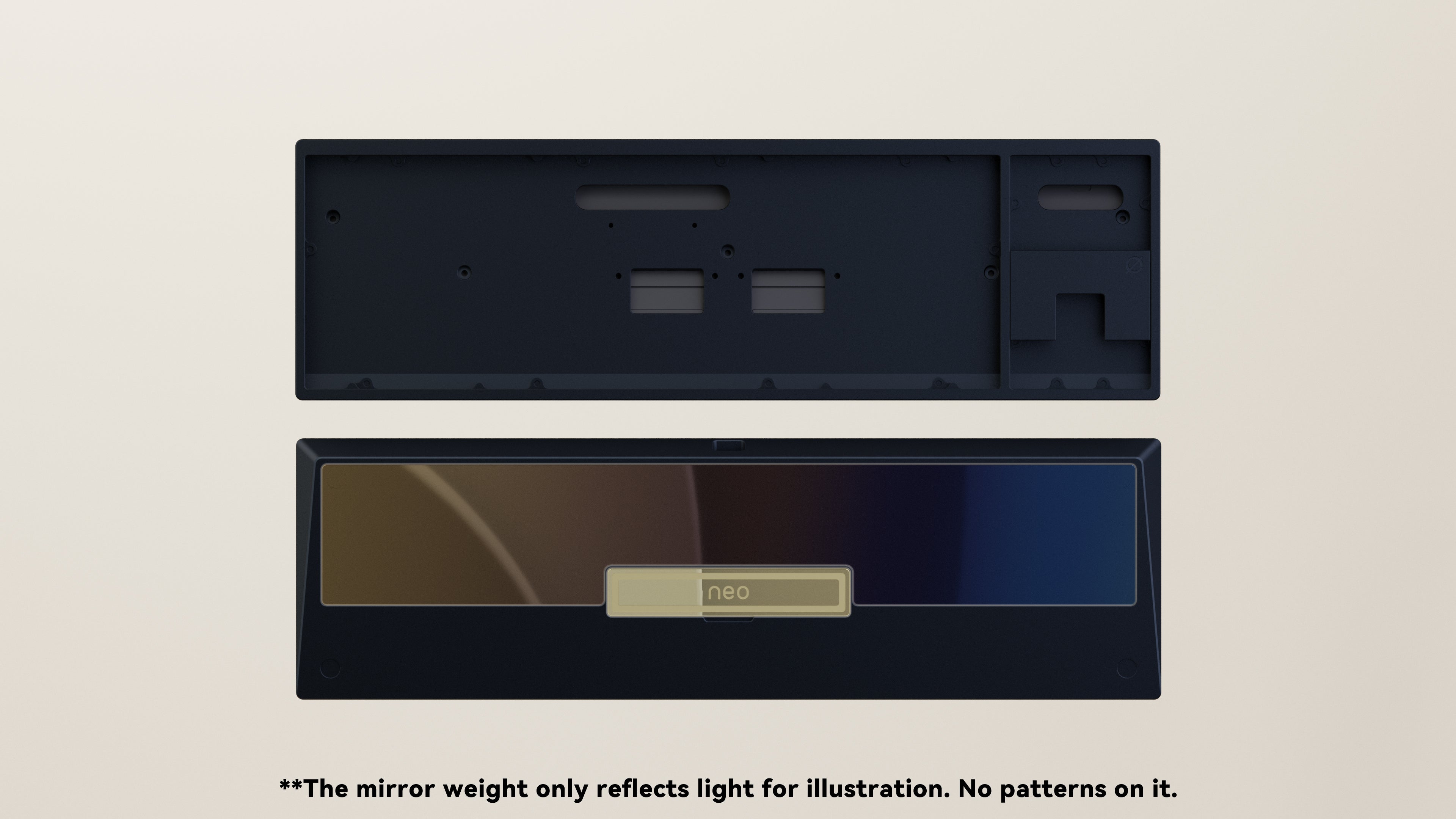 Anodized Navy Mirror Dusk SS Weight PVD Golden Badge