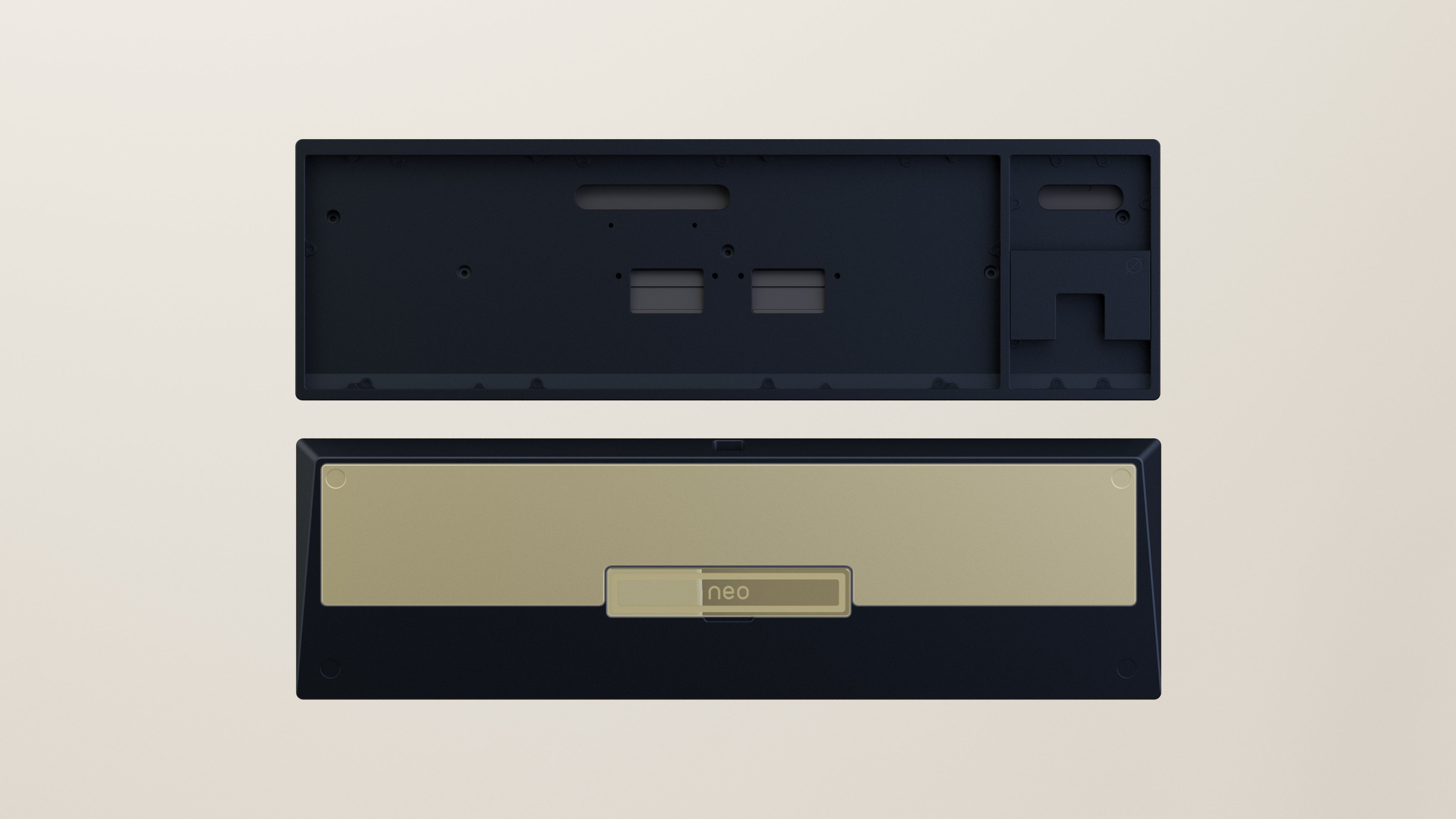 Anodized Navy Golden ALU Weight PVD Golden Badge