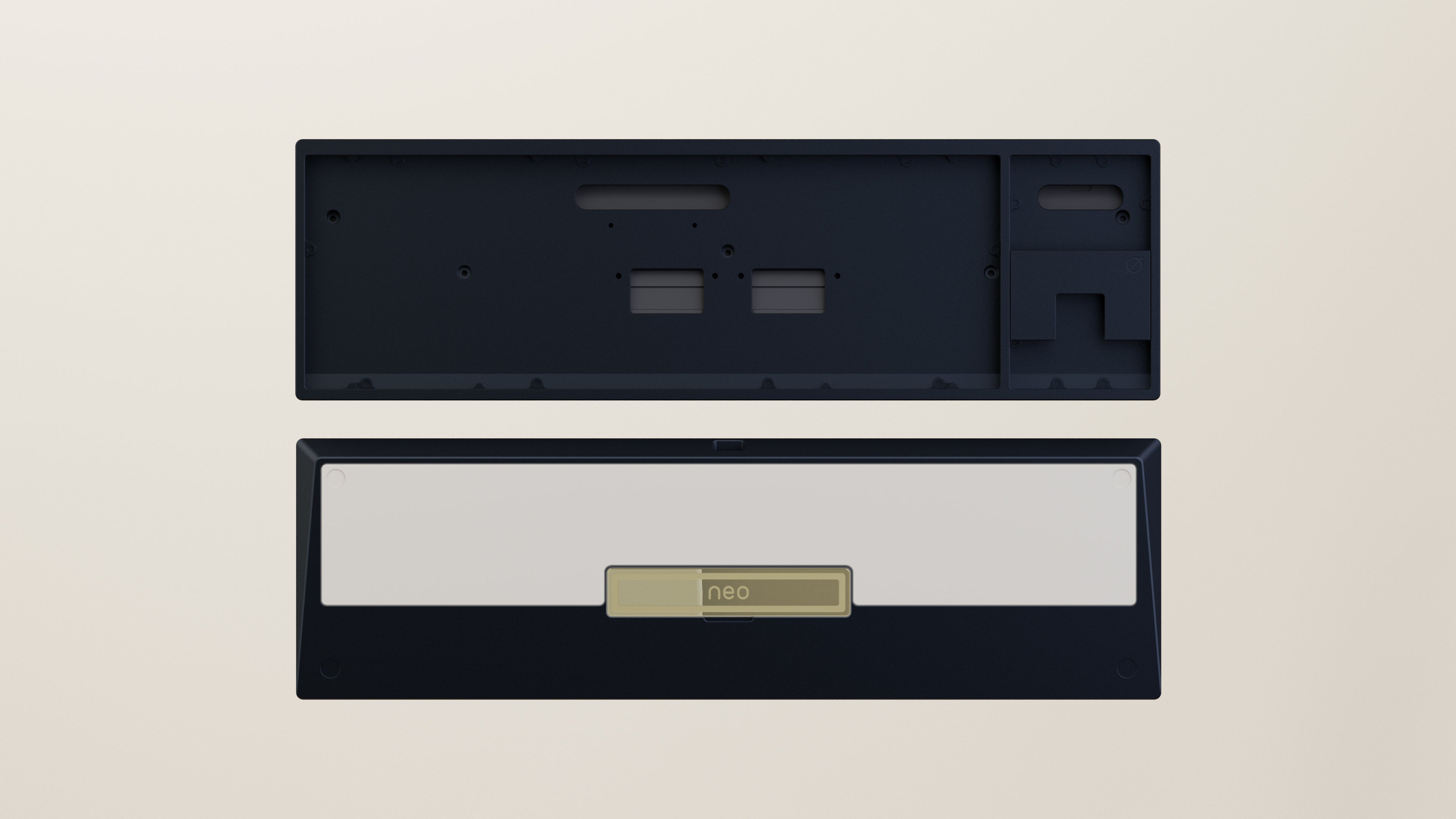 Anodized Navy White ALU Weight PVD Golden Badge