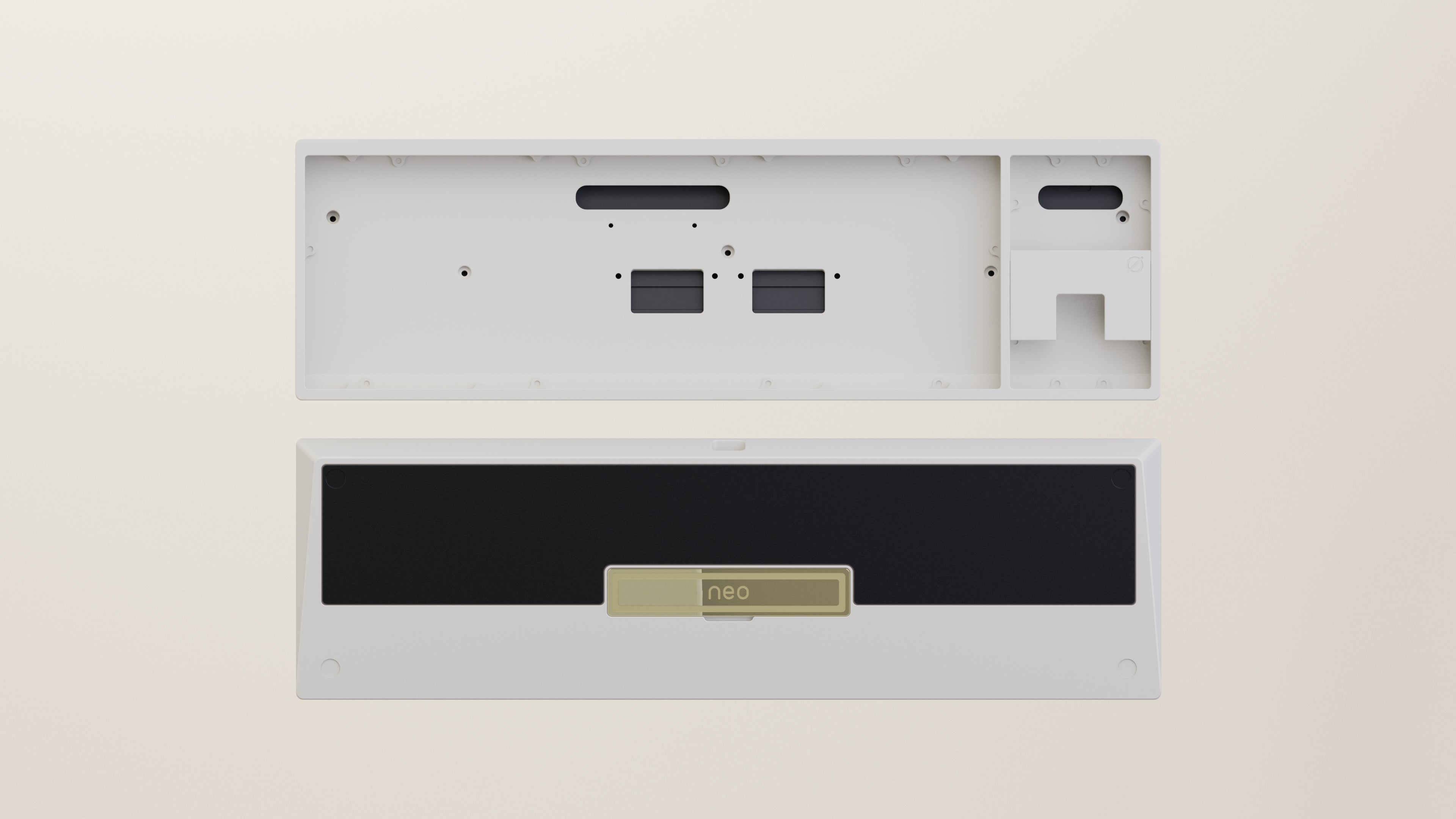 Spray-coated White Black ALU Weight PVD Golden Badge