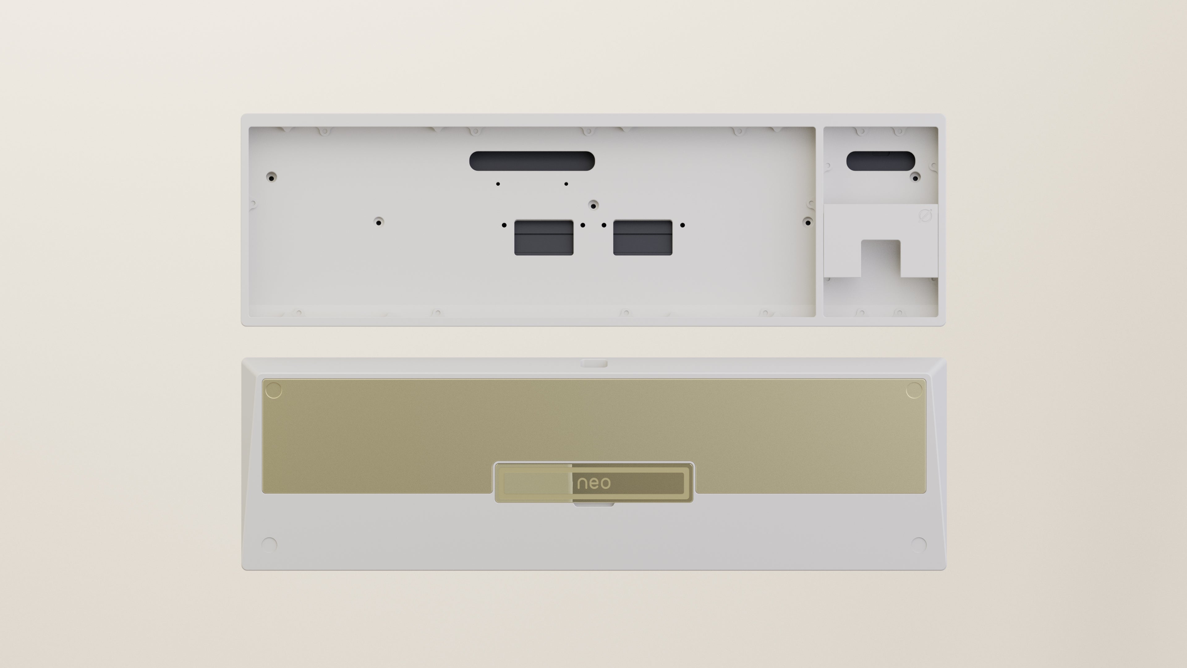 Spray-coated White Golden ALU Weight PVD Golden Badge