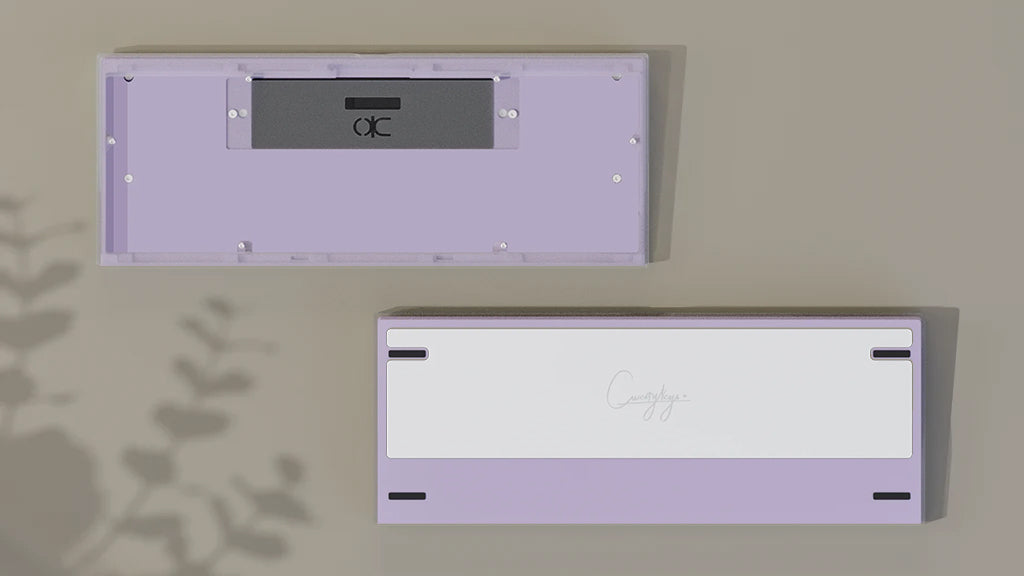 Clear Acrylic E-Lilac with E-White Weight