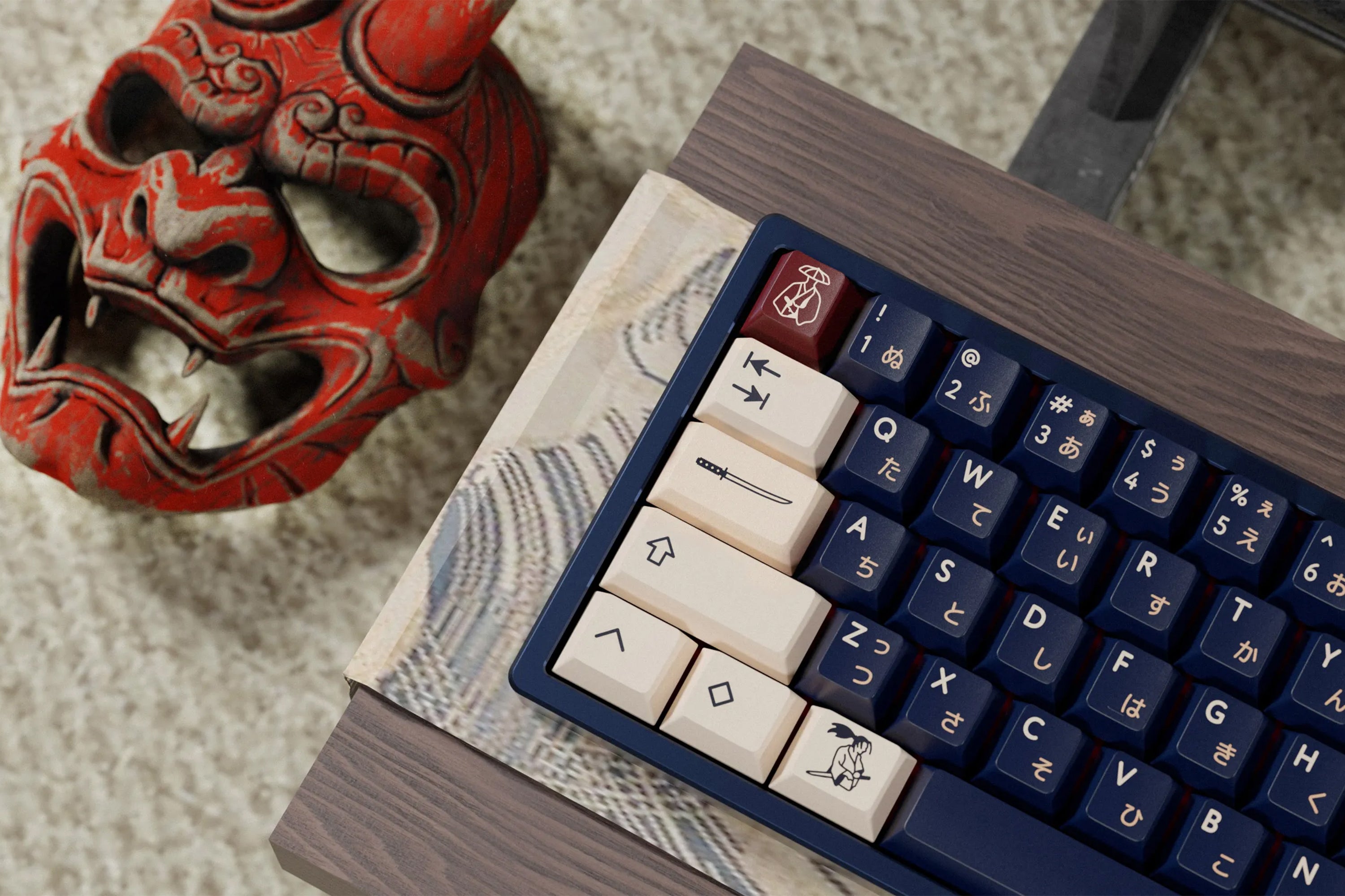 PBTFans Ronin Keycap Set Doubleshot ABS - KeebsForAll