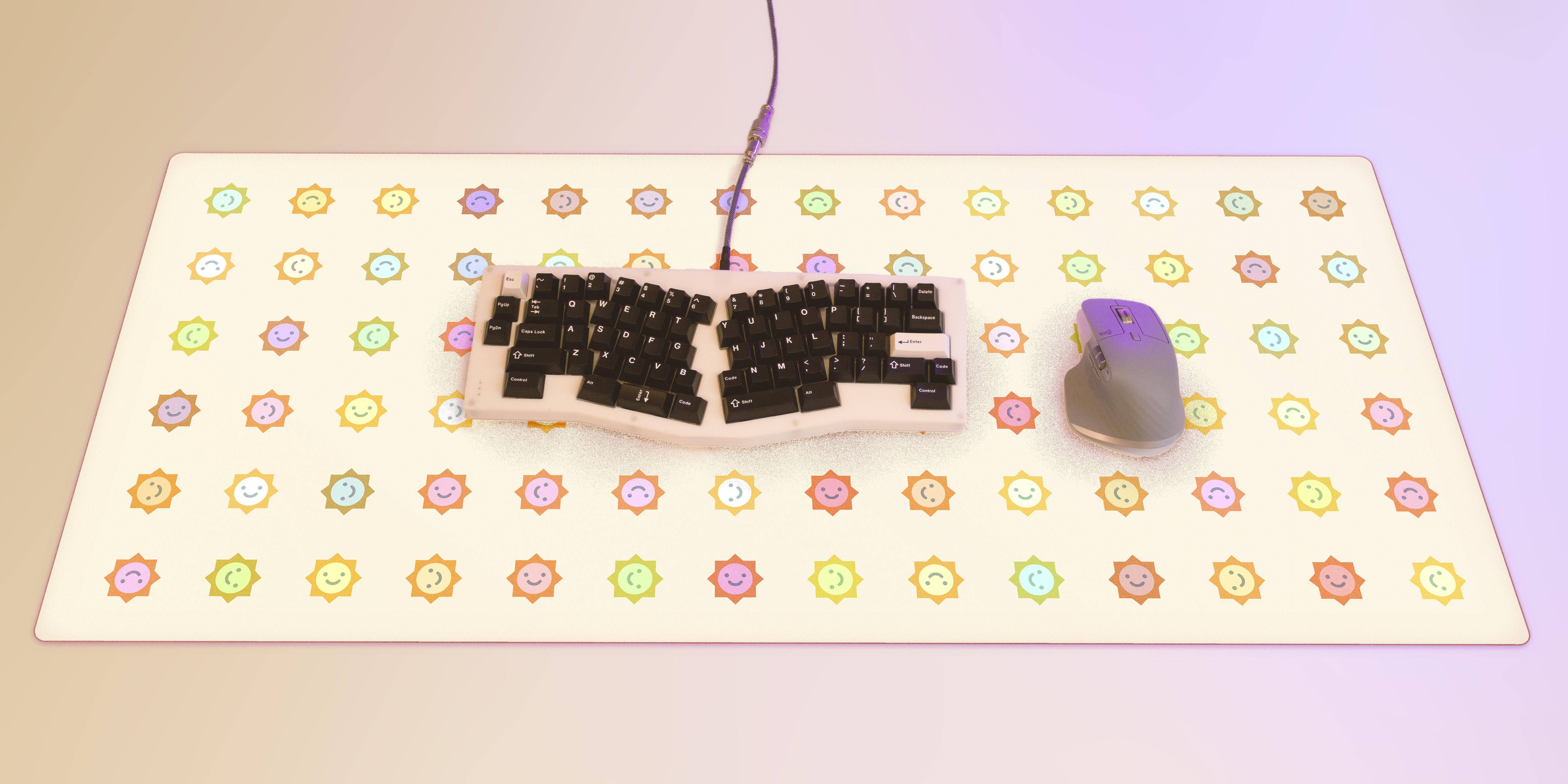 Sunny Side Up Deskmat - Sun