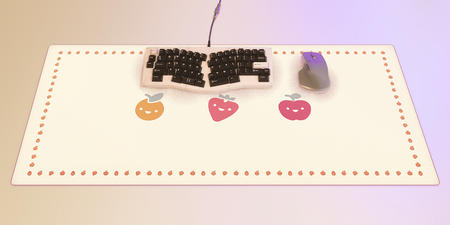 Sunny Side Up Deskmat - Fruit