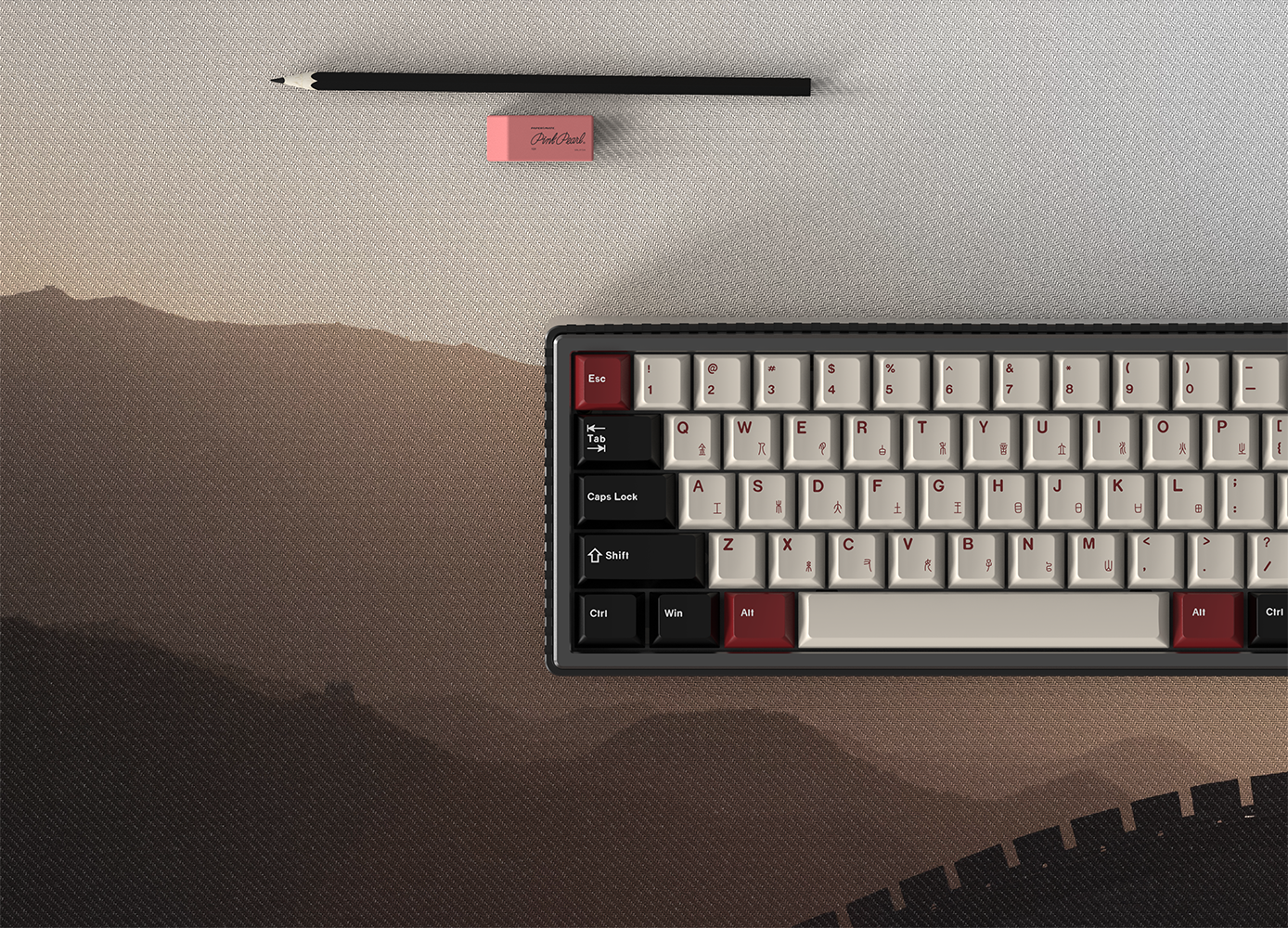 The Great Wall Keycaps - KeebsForAll