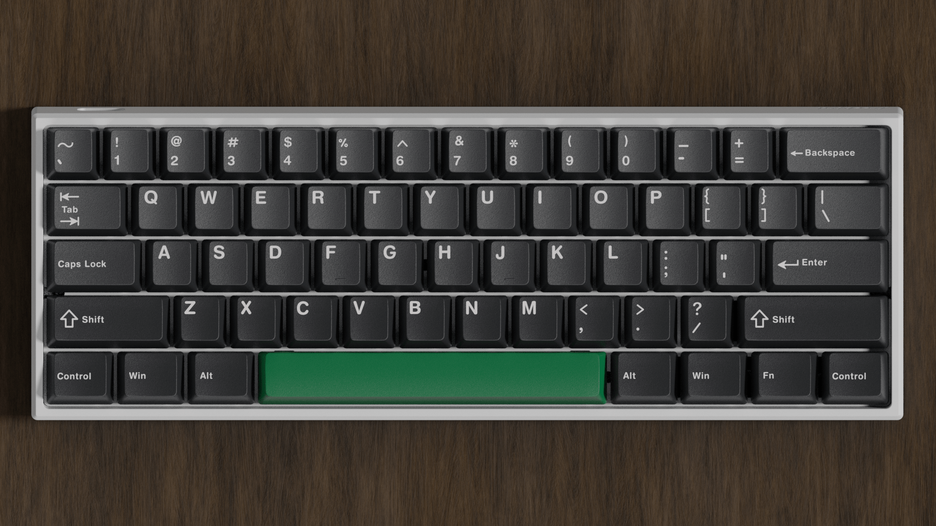 DCS White on Black Keycaps - KeebsForAll