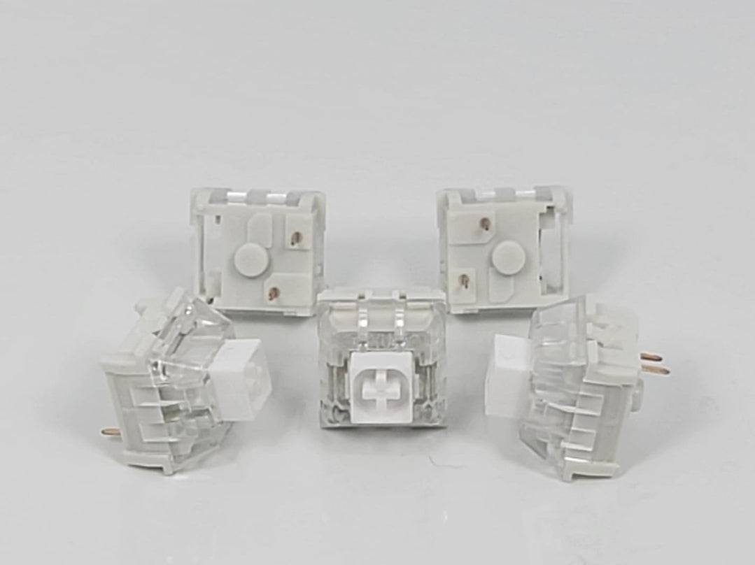 Kailh BOX Whites, top tier clicky switch on the mechanical keyboard market