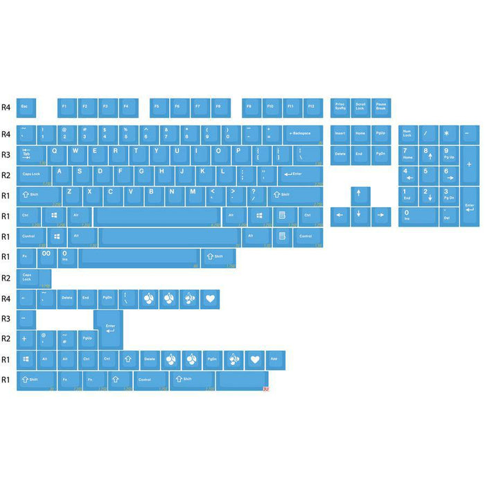 ePBT Blue Keyset