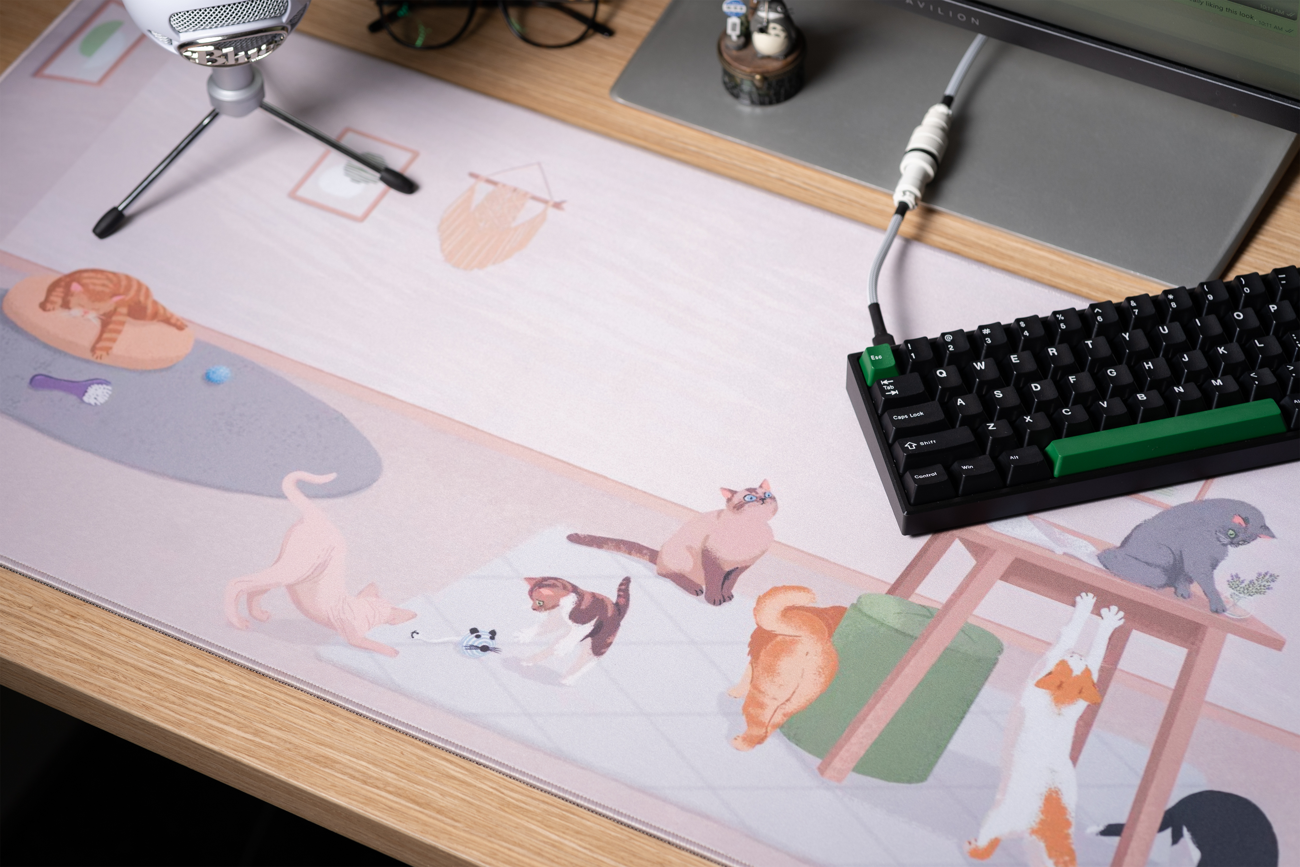 Cats Deskmat - KeebsForAll