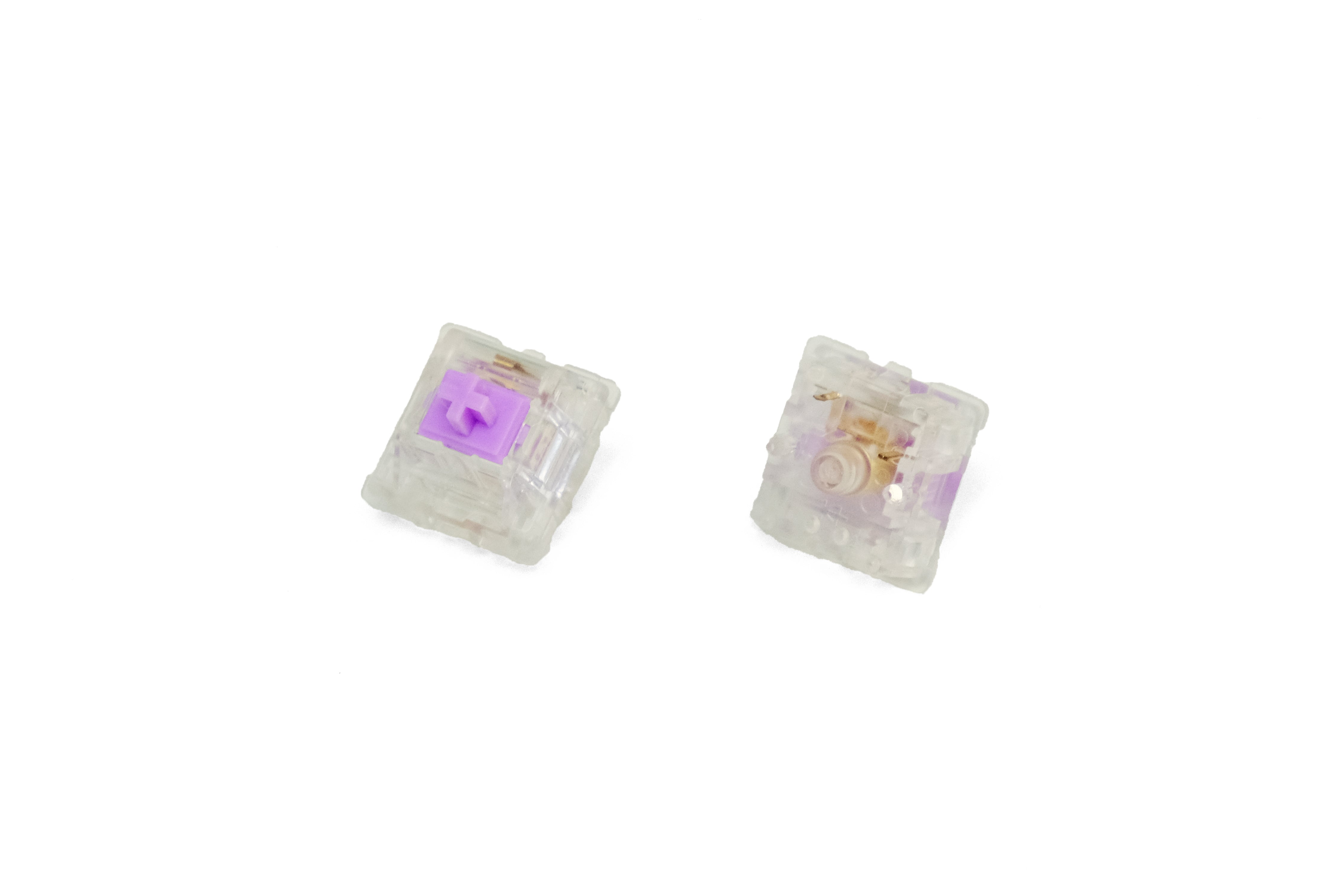 Durock L4 Creamy Purple Linear Switches at KeebsForAll