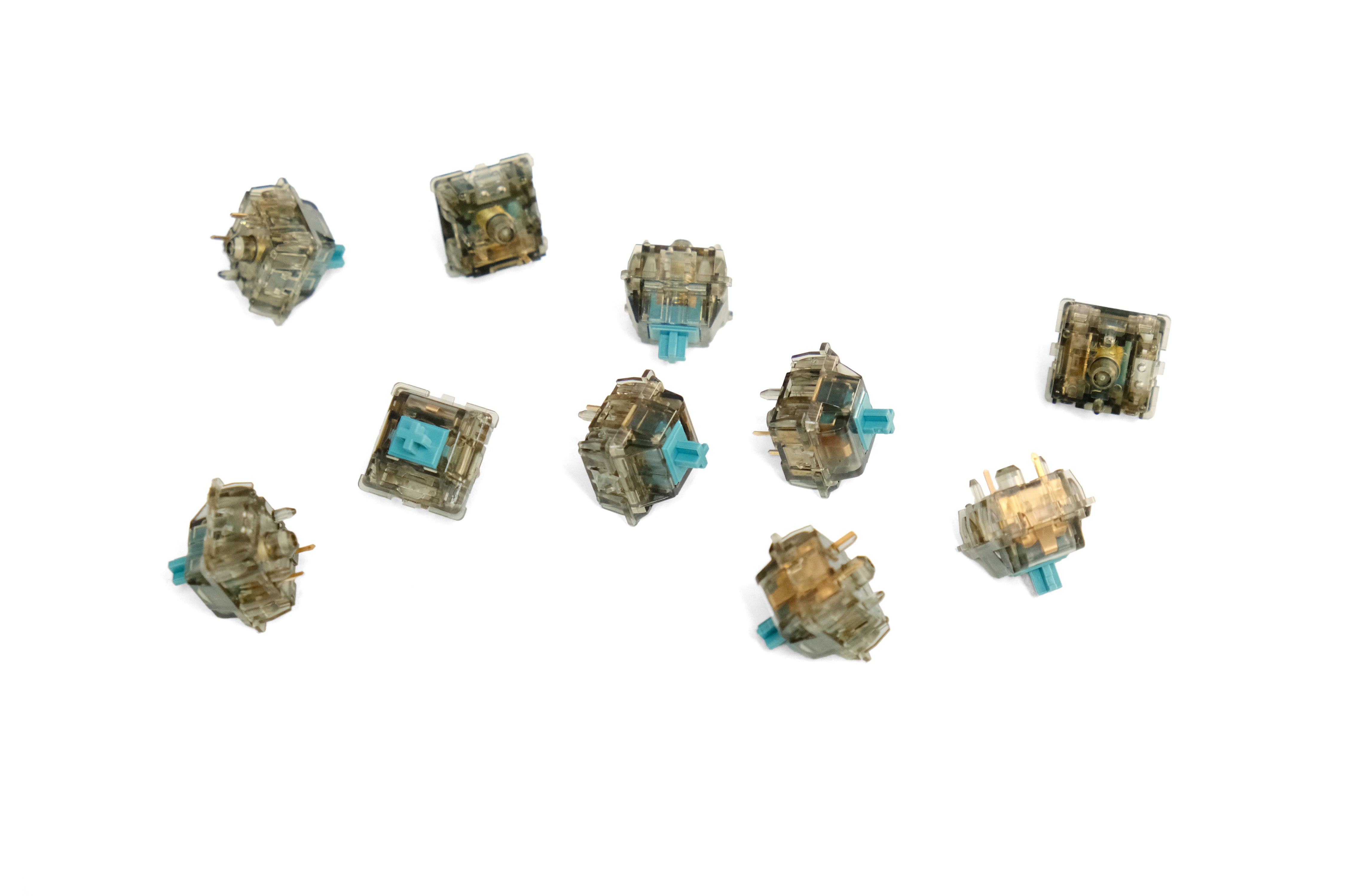 Group of Durock T1 Smokey Tactile Switches