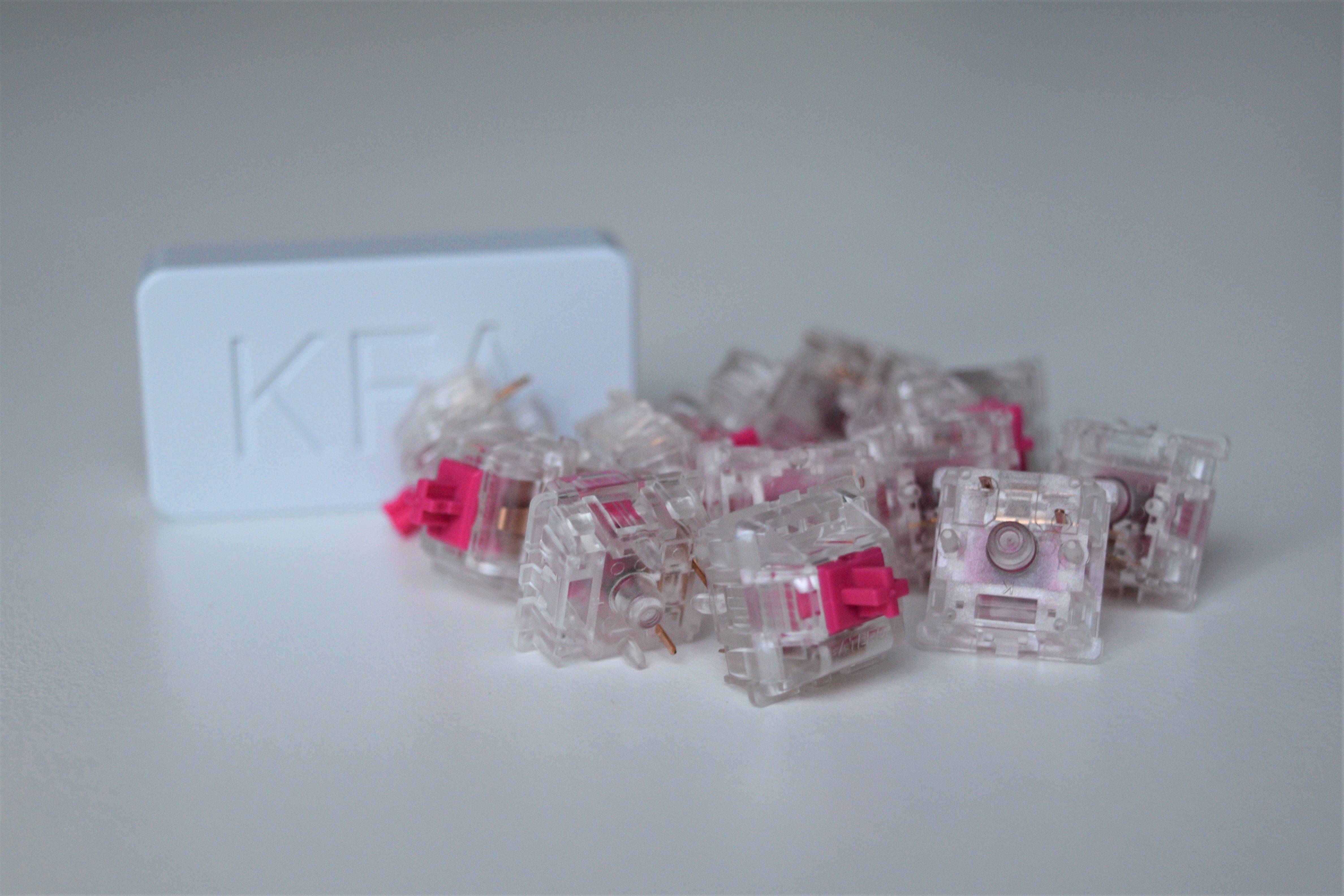 These silent tactiles support RGB and LED custom keyboards