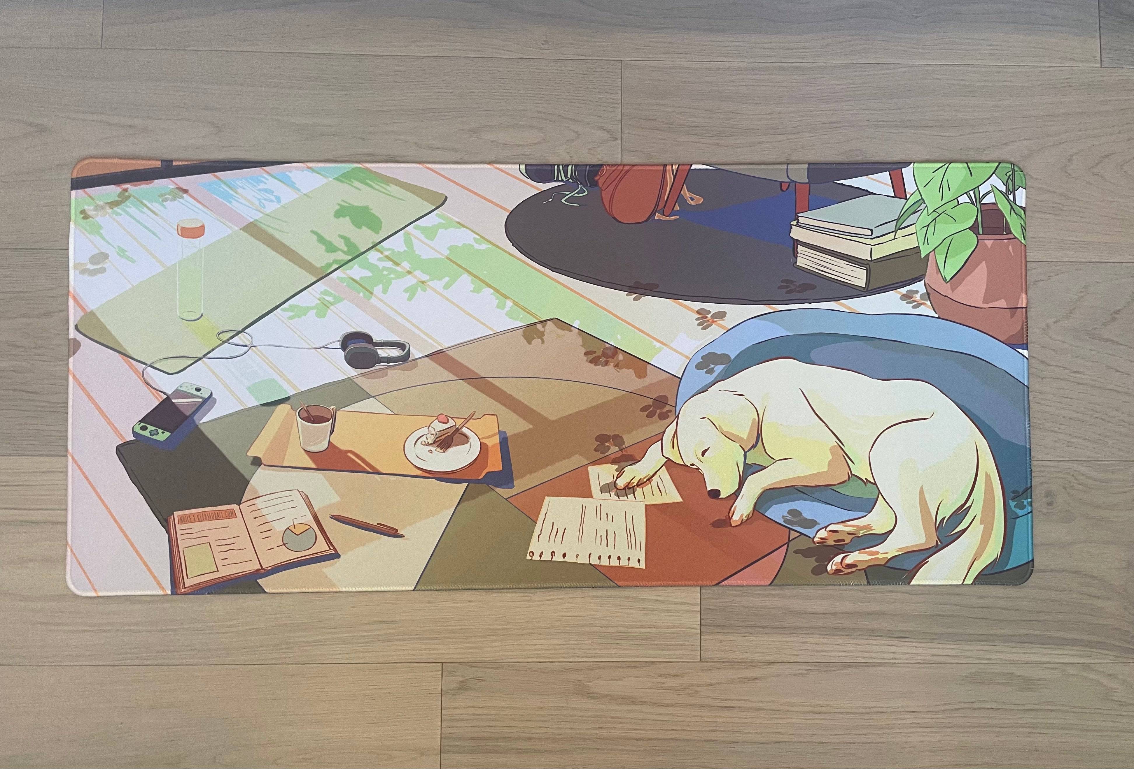 Lazy Afternoon Desk Mat - KeebsForAll