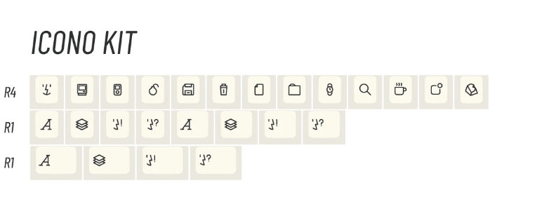 KBDfans x BIIP Extended-2048 EC Keycap Set - KeebsForAll