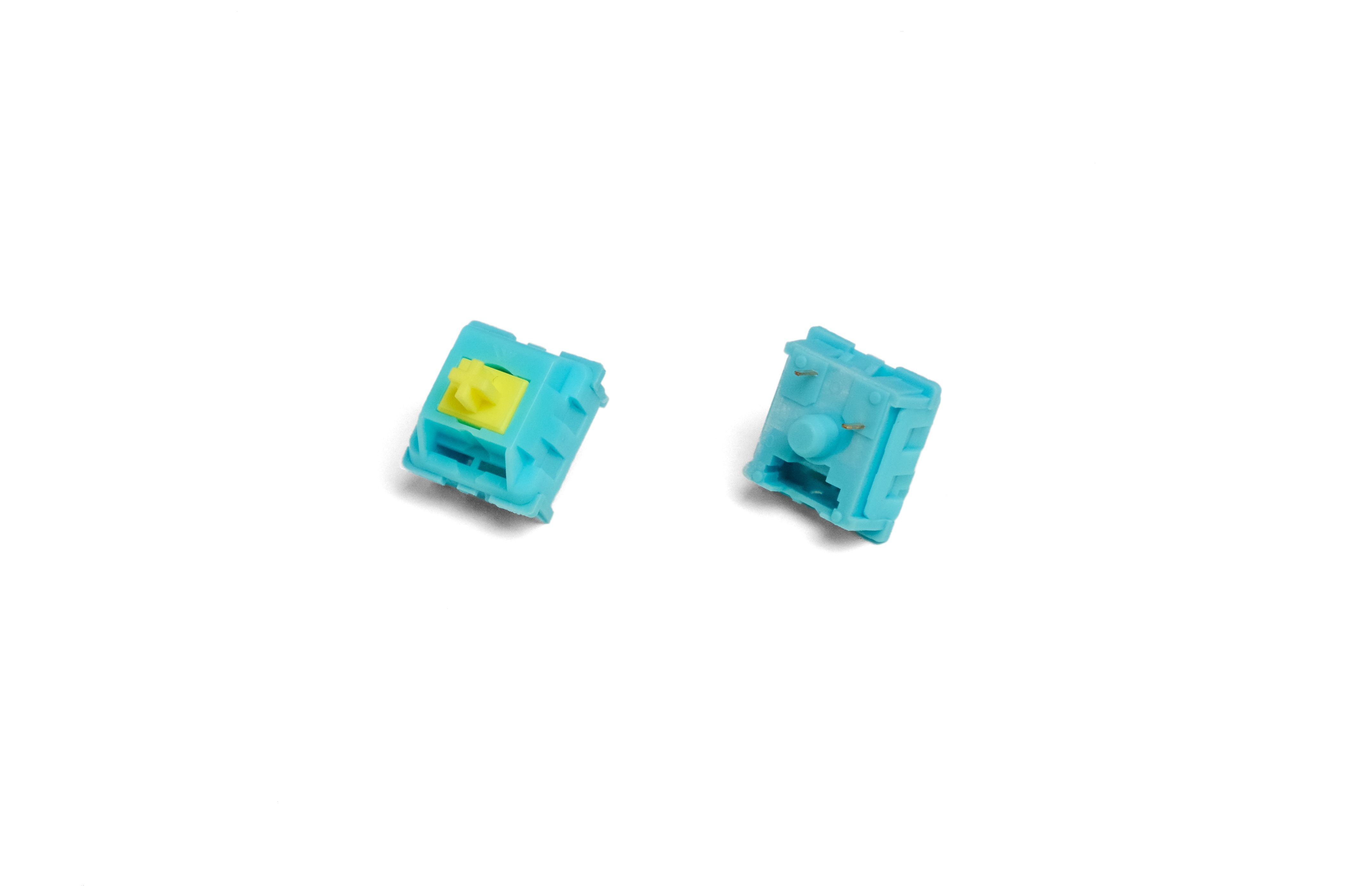 KTT Sea Salt Lemon Linear Switches at KeebsForAll