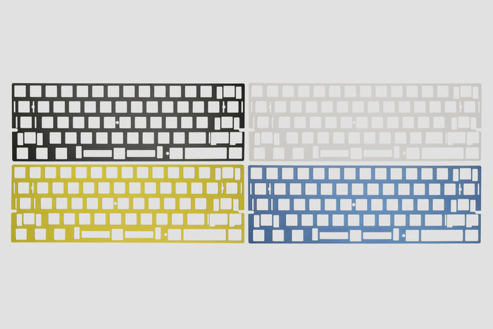 KFA 60% Universal Aluminum Plate REV2 for Mechanical Keyboards - KFA 60% Universal Aluminum Plate REV2 This is a custom CNC'd
