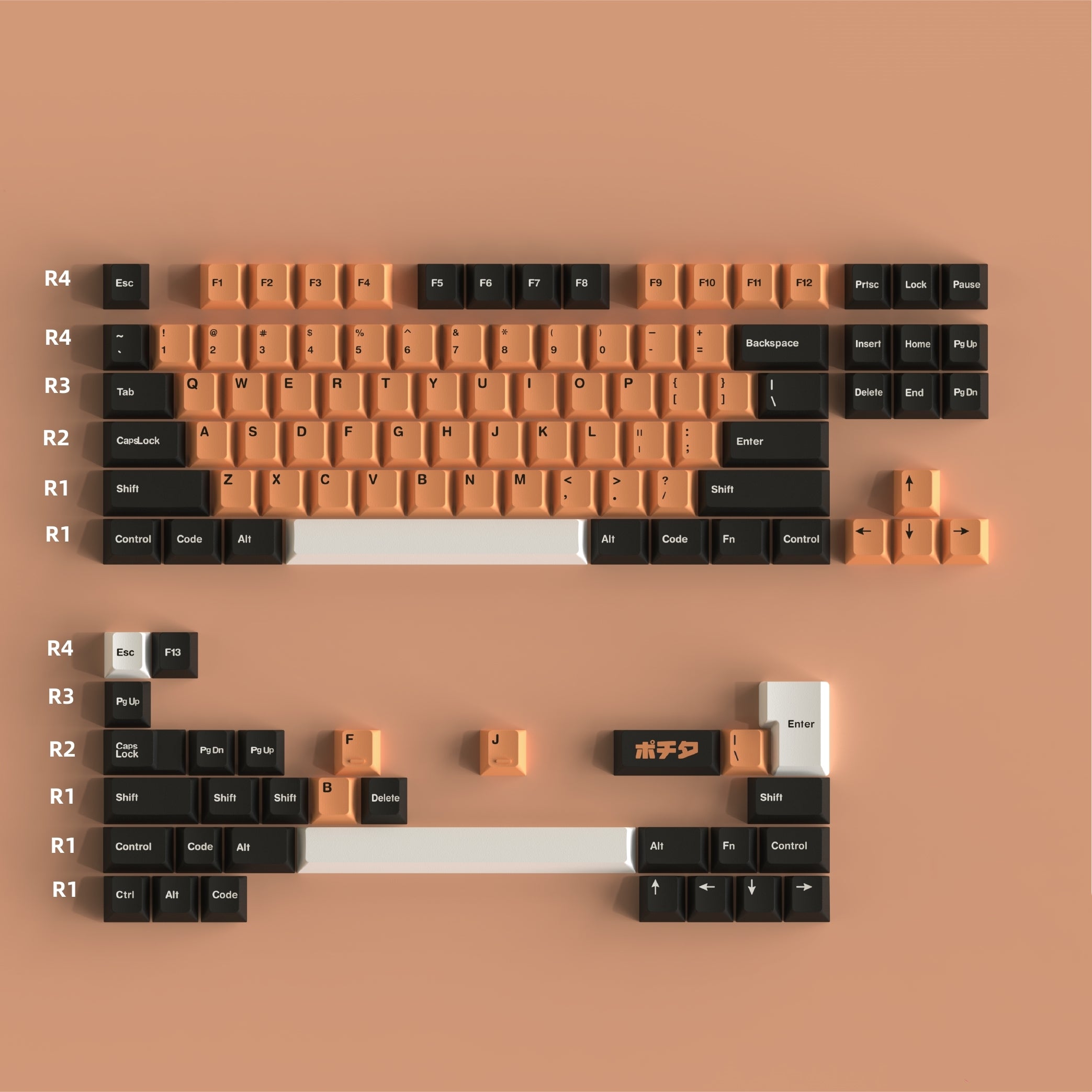 Pochita keycaps by TUT