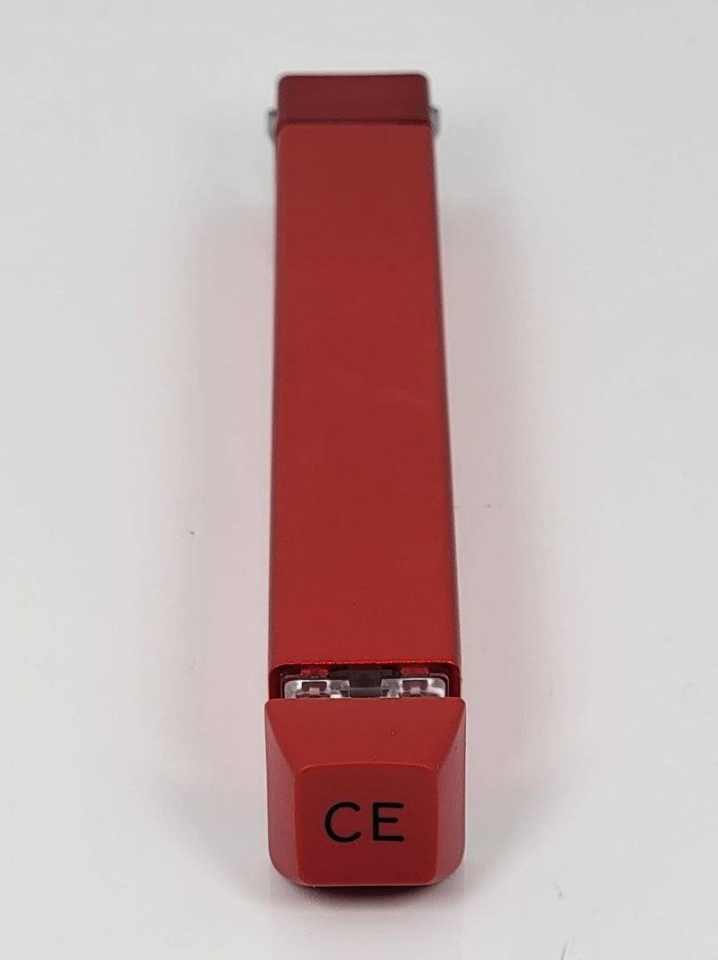 A single Gateron aluminum switch puller for pulling hot-swap mechanical keyboard switches.