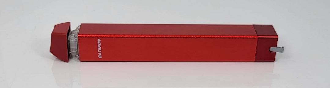 A single Gateron aluminum switch puller for pulling hot-swap mechanical keyboard switches.