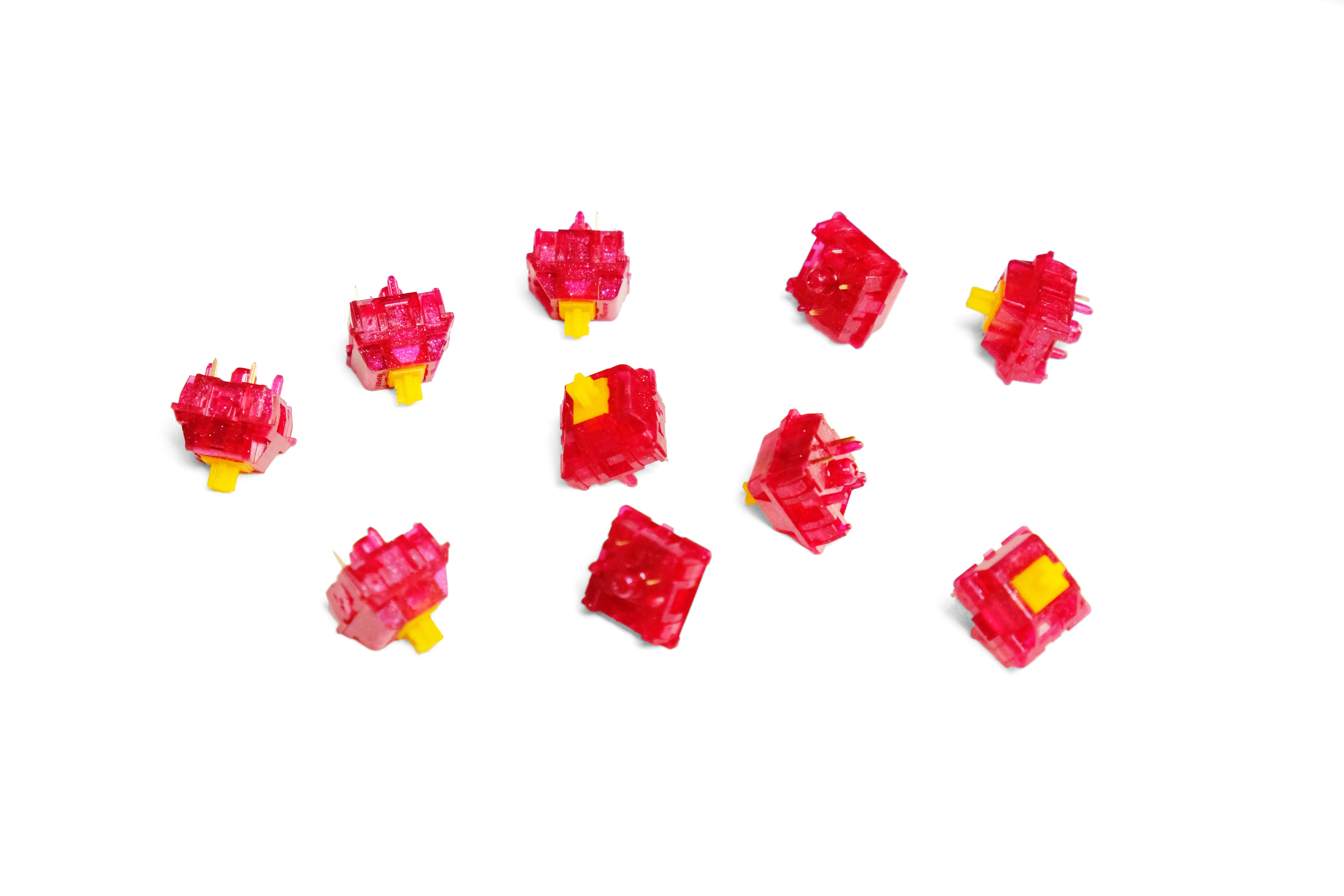 Group of Tecsee Ruby V2 Linear Switches