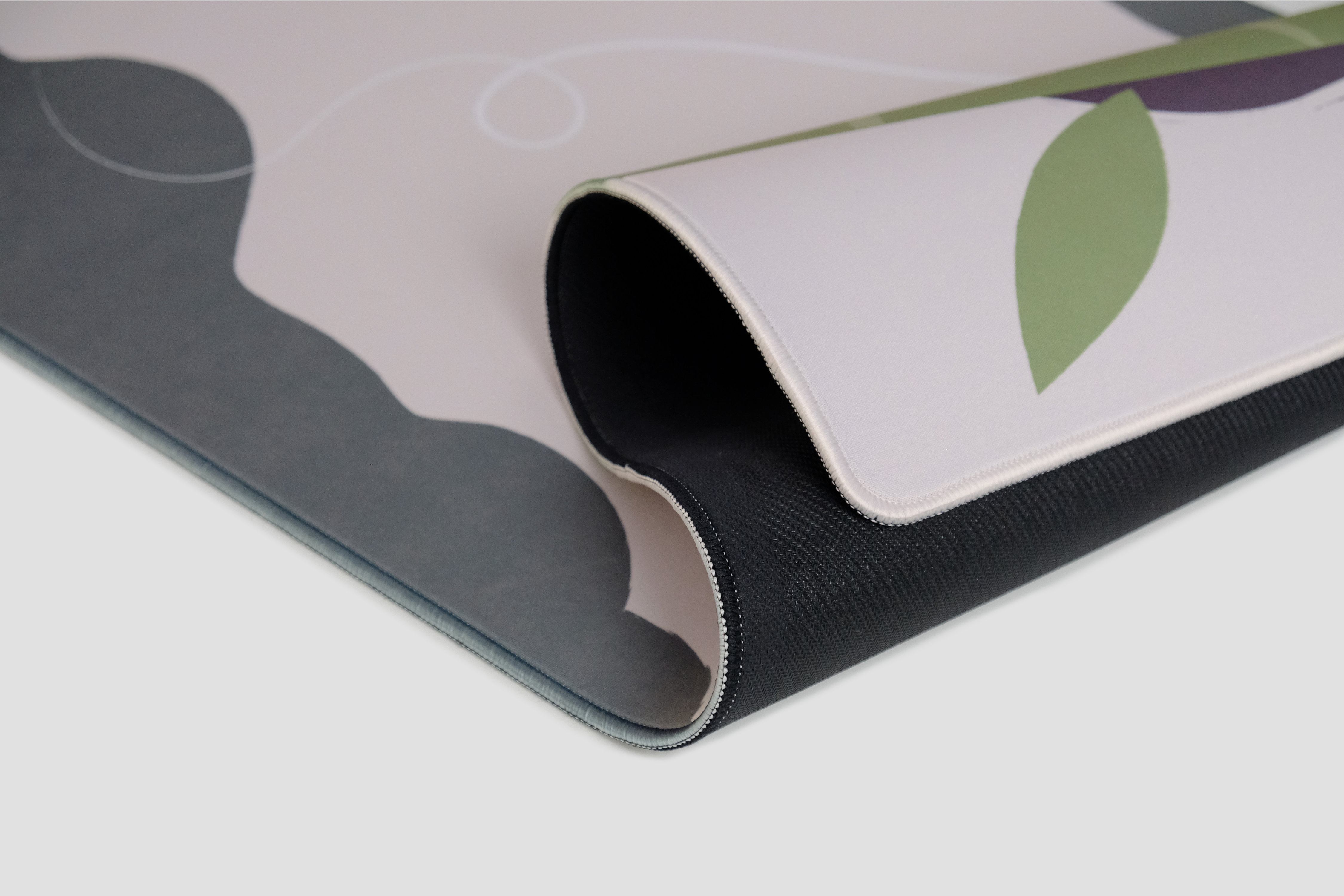 Folded view of the Zen Deskmat Bamboo by KFA.