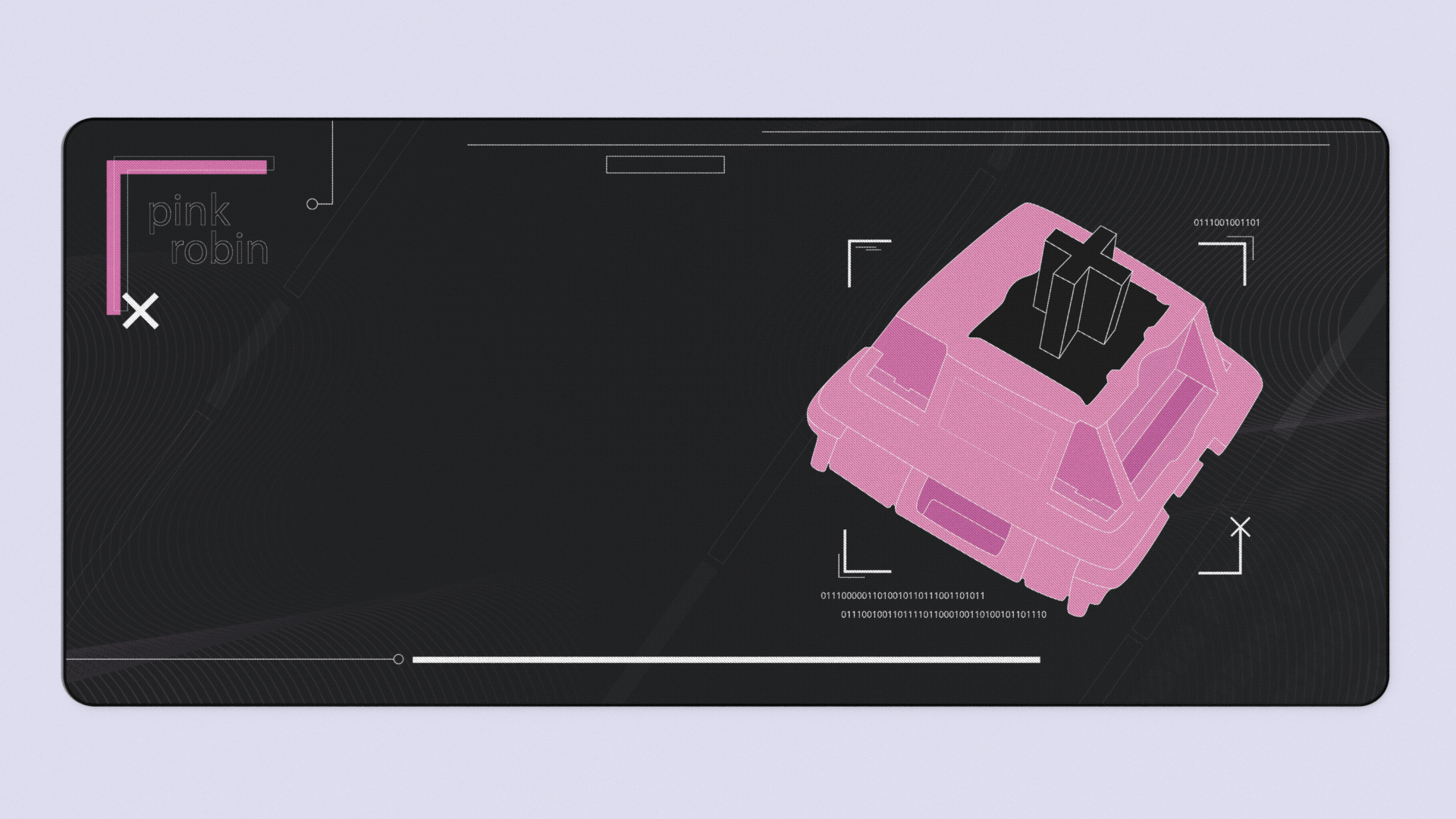Pink Robin Deskmats - KeebsForAll